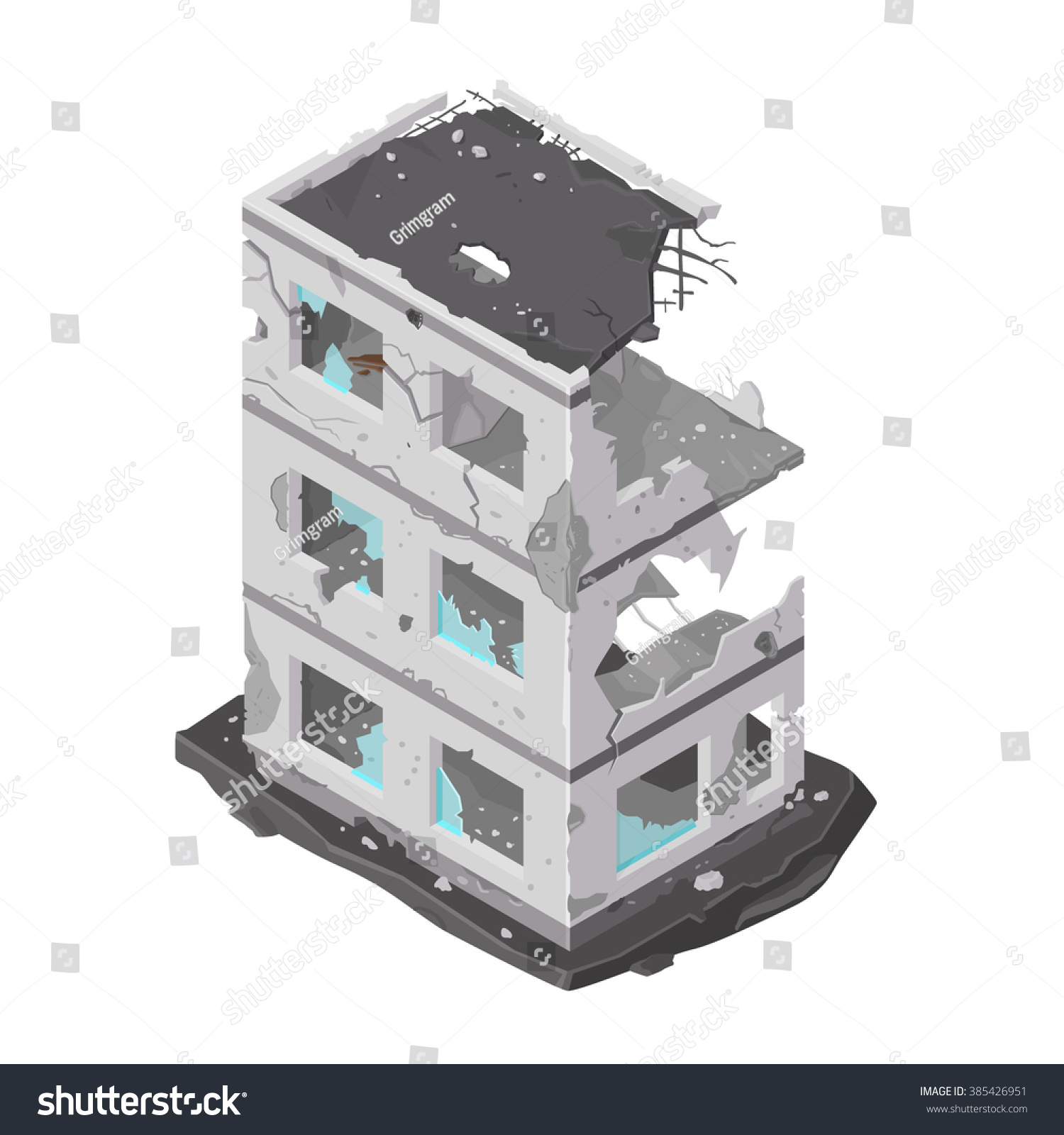 destroyed house clipart - photo #10