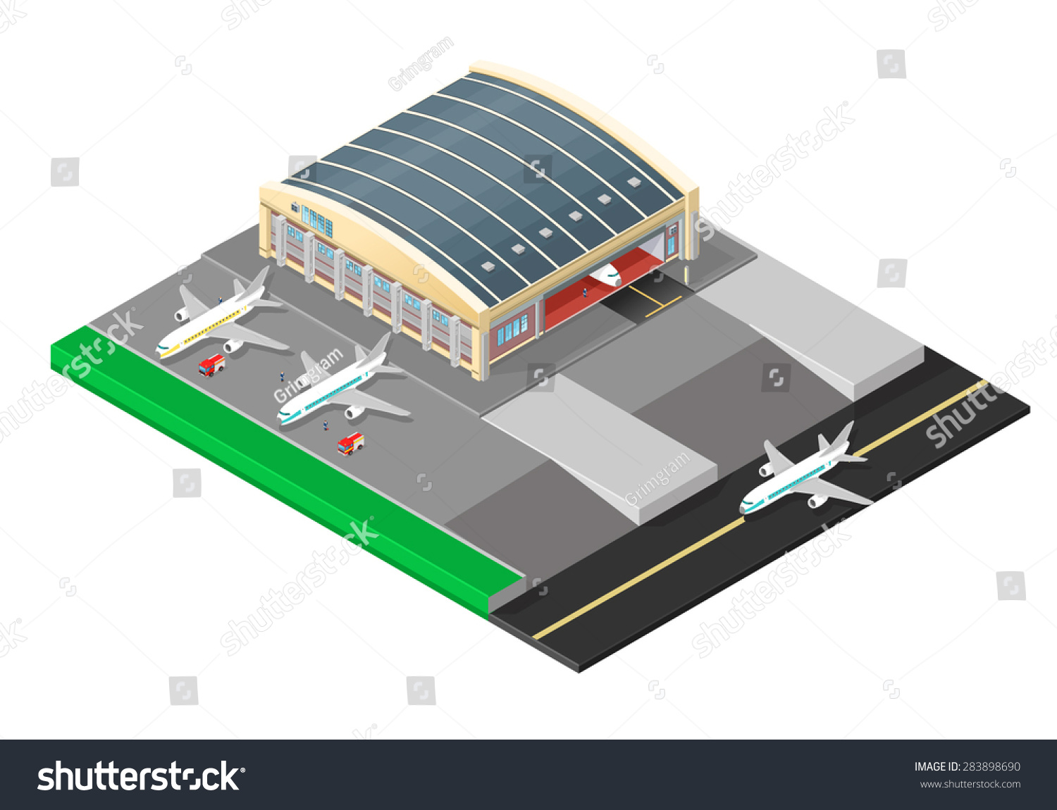 airplane hangar clip art - photo #9