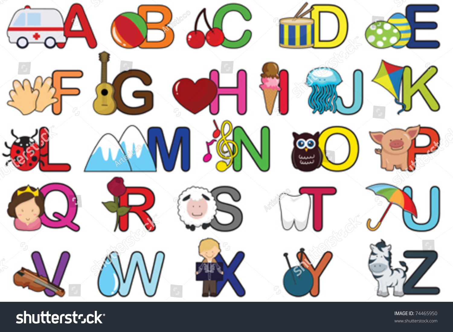 illustration alphabet download