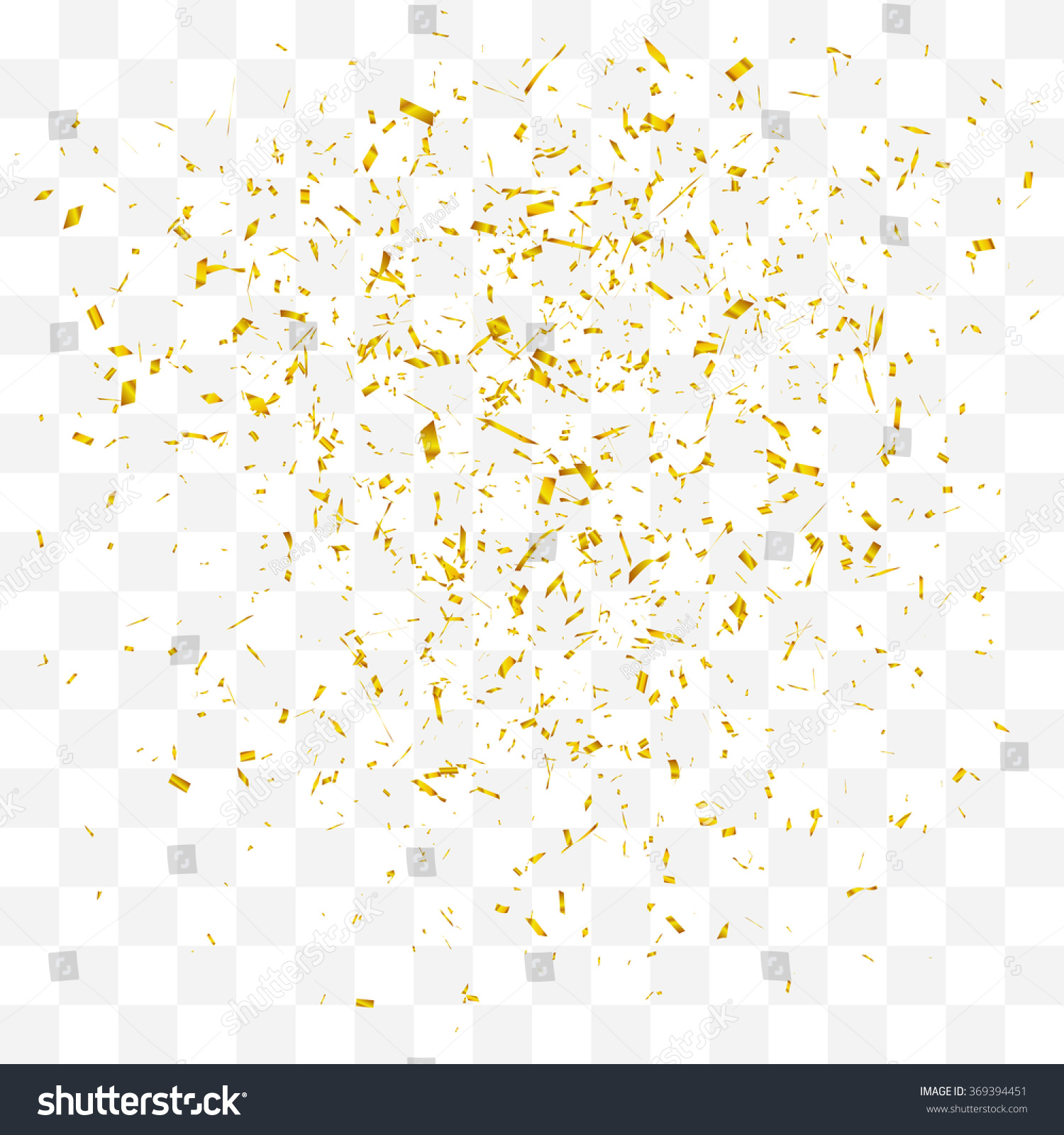 Abstract Background With Many Falling Gold Tiny Confetti Pieces Vector Background 369394451 1696