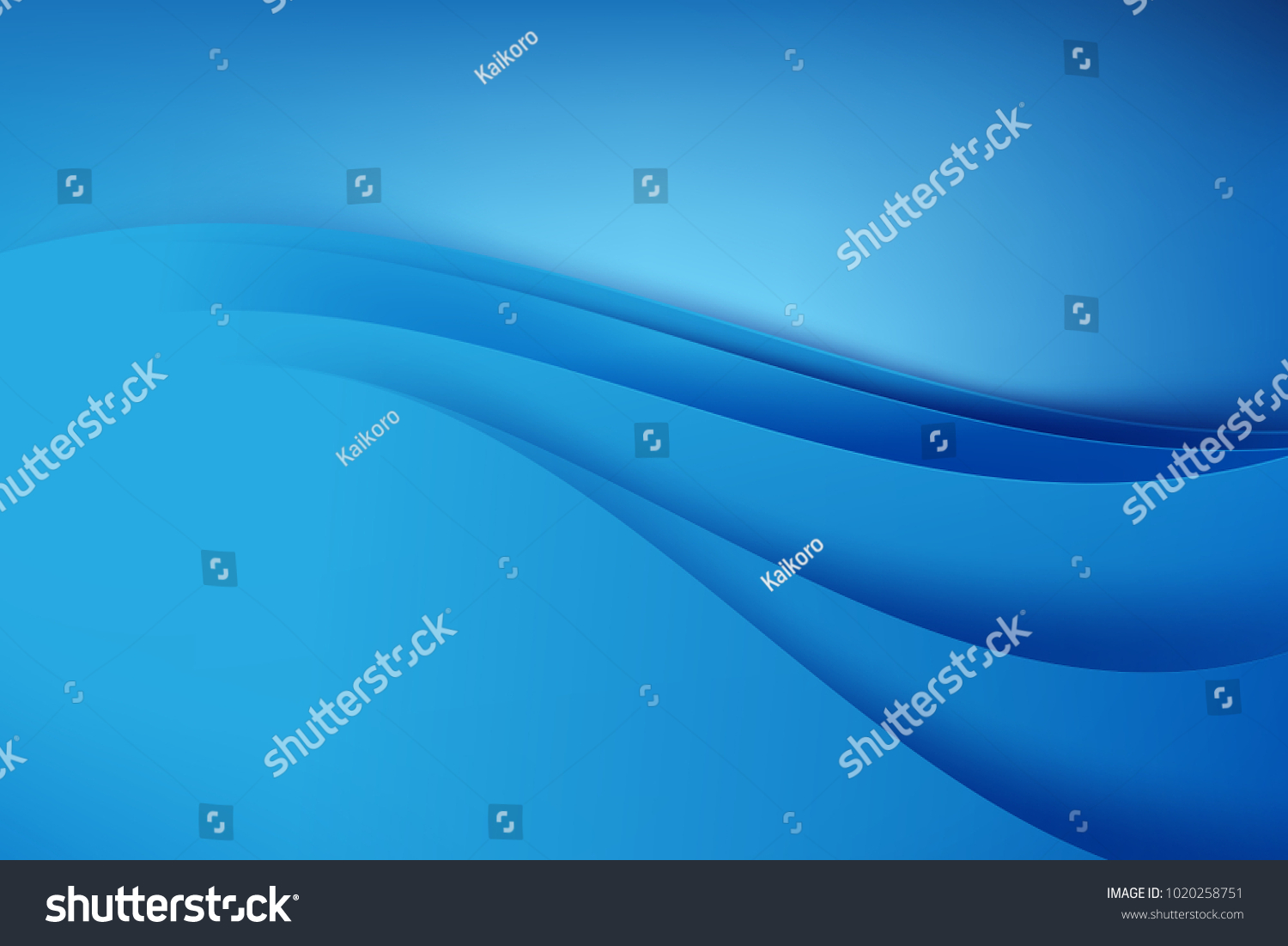 Abstract Blue Background Dark Curve Layered Stock Vector Royalty Free