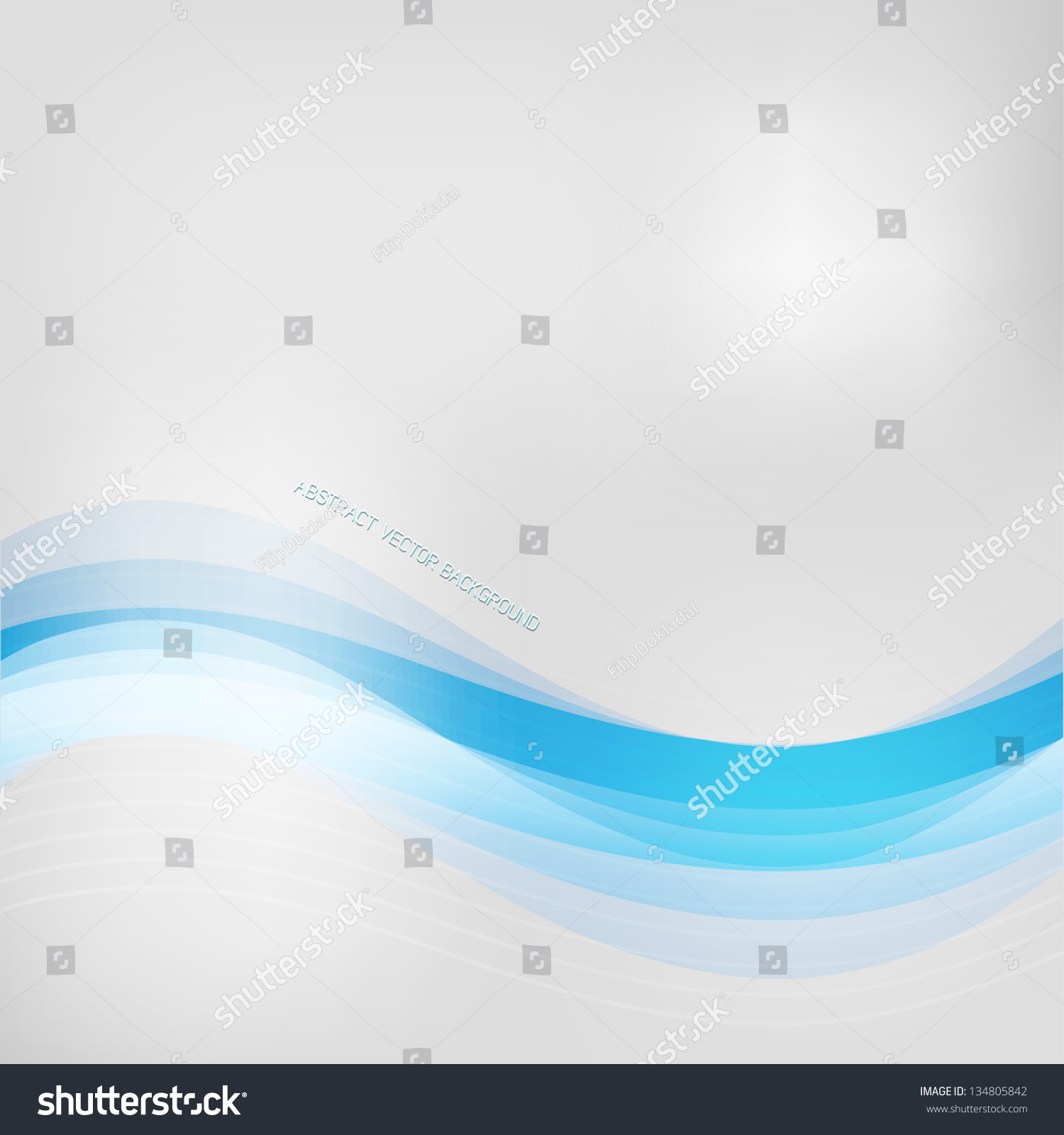 Abstract Blur Blue Vector Background - 134805842 : Shutterstock