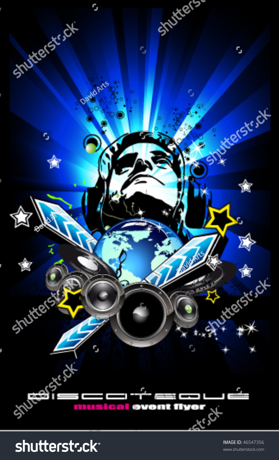 disc jockey flyers