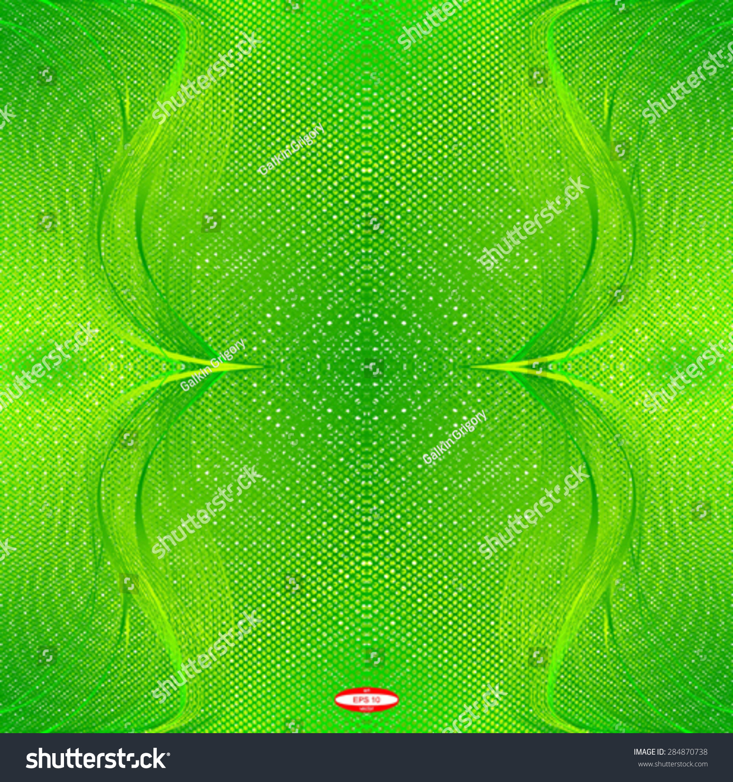 Abstract Green Floral Pattern Emerald Texture Stock Vector 284870738