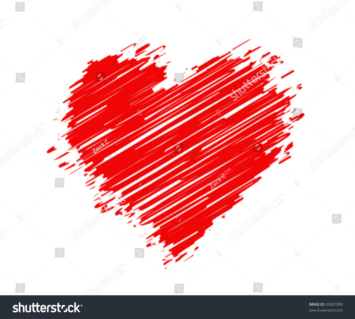 Abstract Heart Vector - 45007009 : Shutterstock