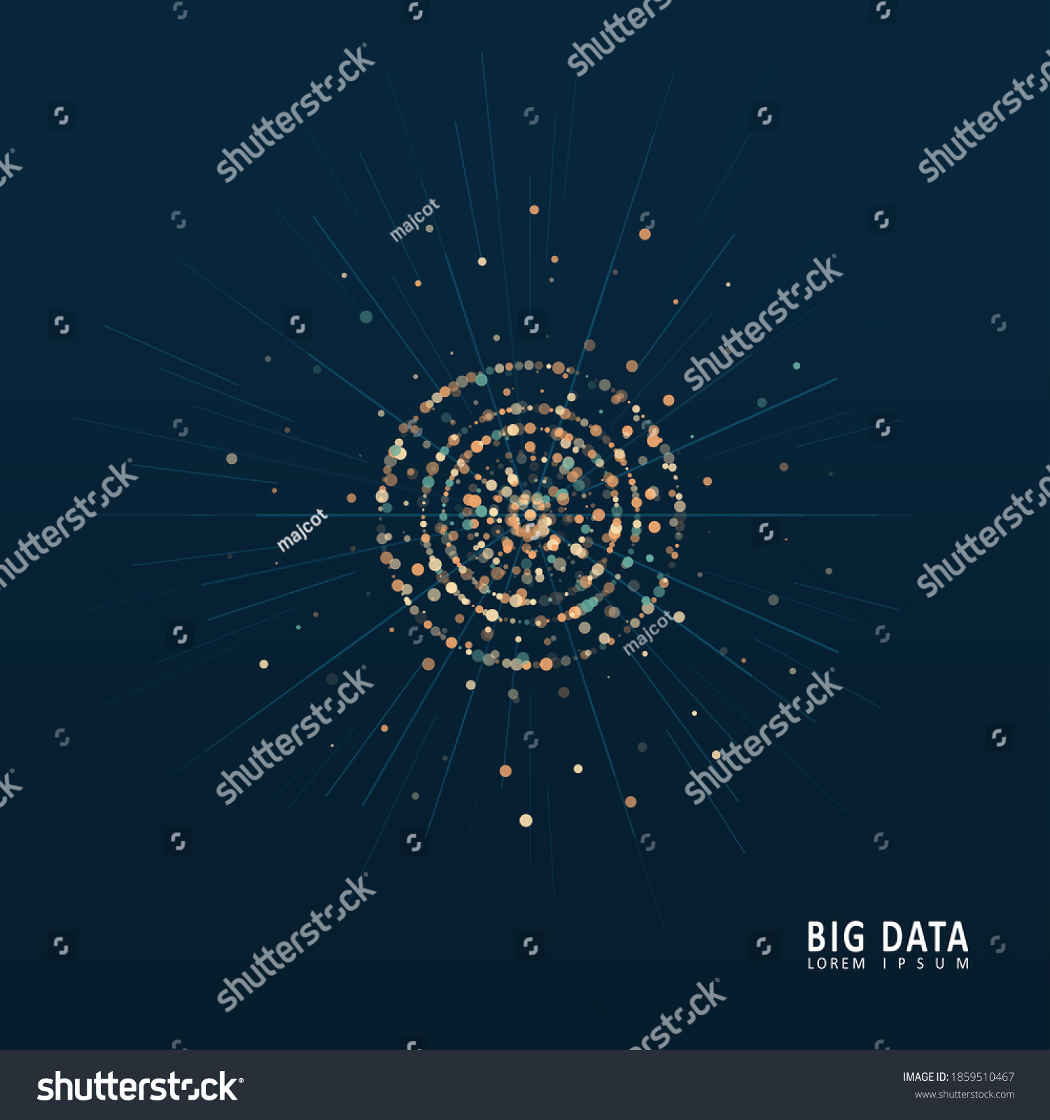 Visualizaci N De Infograf As Abstractas Representaci N De Vector De