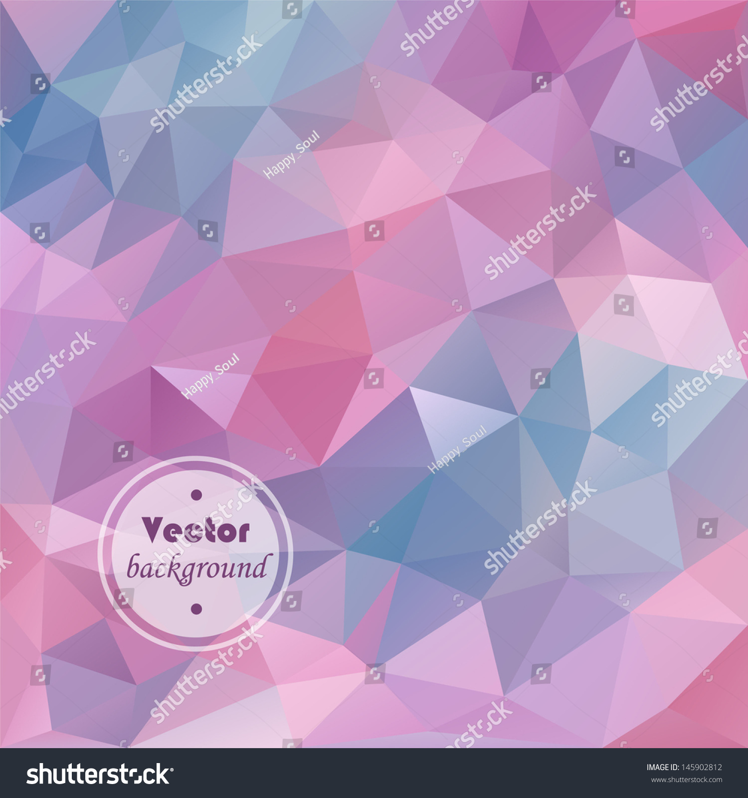 Abstract Pink Vector Pattern Wallpaper Geometric Stock Vector 145902812