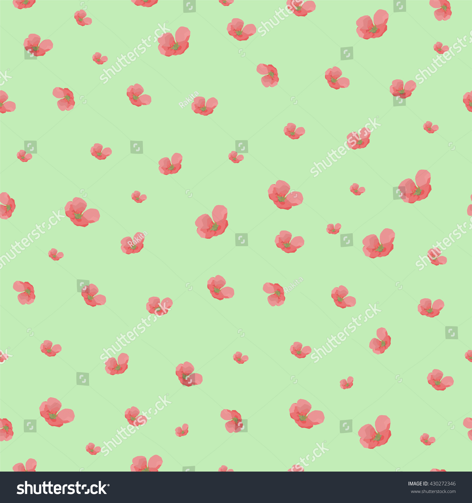 Abstract polygonal floral pattern vector poly illustration background pink flower perfect illustration for cover card cartoon fabric and interior design wrapping paper picture with flowers Abstract polygonal floral pattern vector poly illustration background pink flower perfect illustration for cover card cartoon fabric and interior design wrapping paper picture with flowers