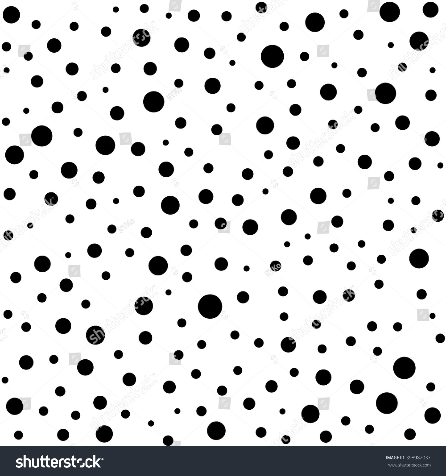 Abstract Repeatable White Dots Background Pattern Stock Vector 