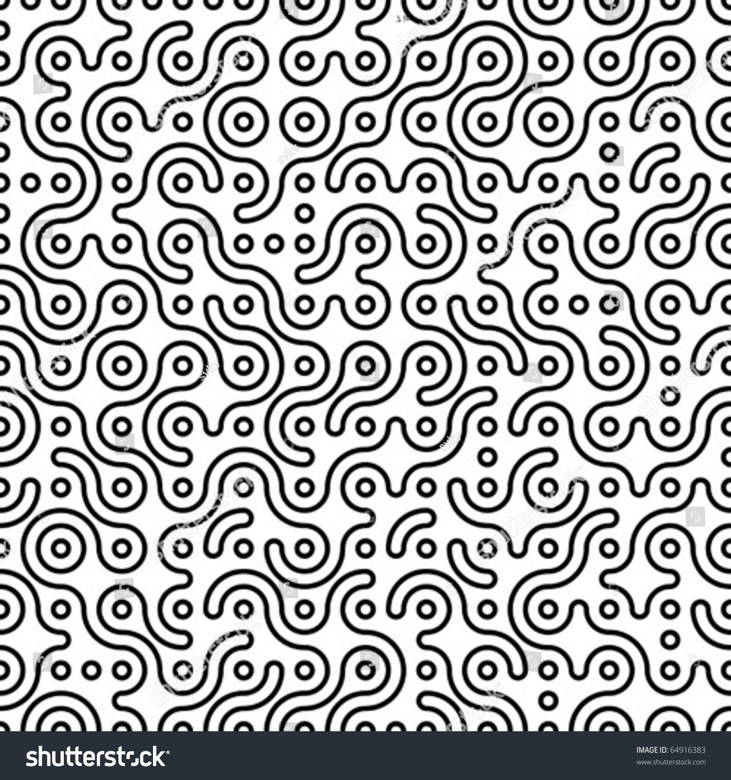 Abstract Seamless Wormhole Background Vector Illustration