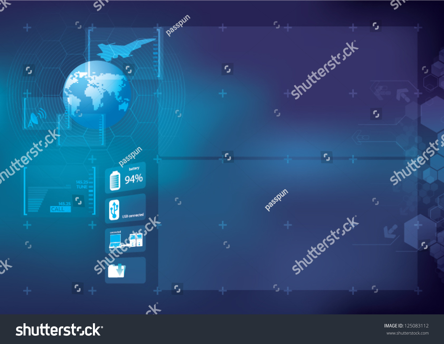 Abstract Technology Background
