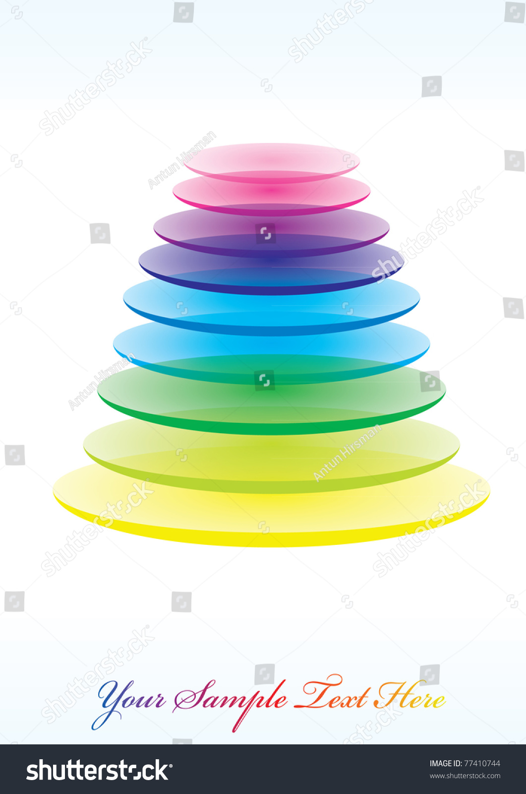 Abstract Vector Pyramid Eps10 - 77410744 : Shutterstock