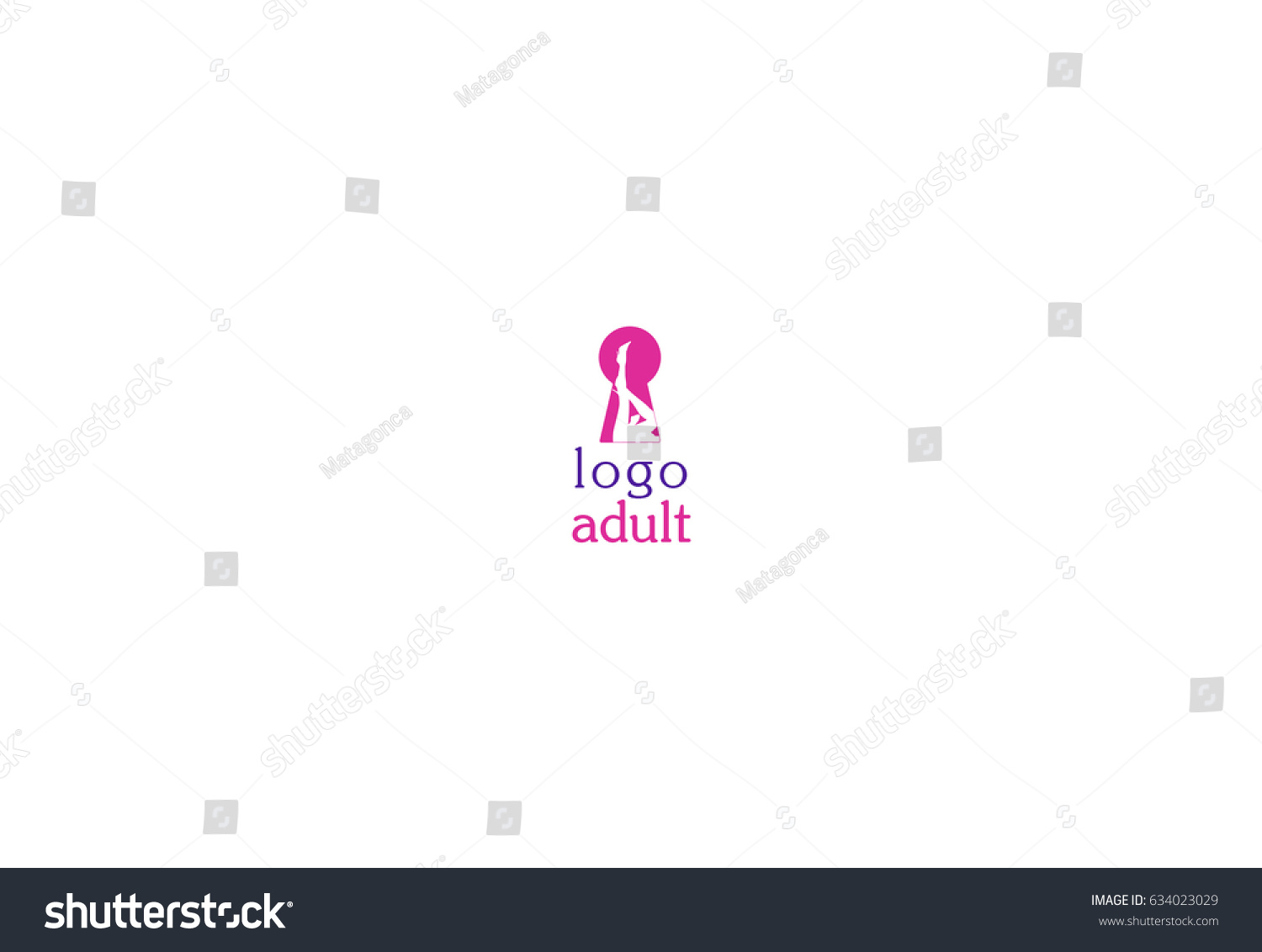 Adult Logo Sex Shop Logo Stock Vector Royalty Free 634023029