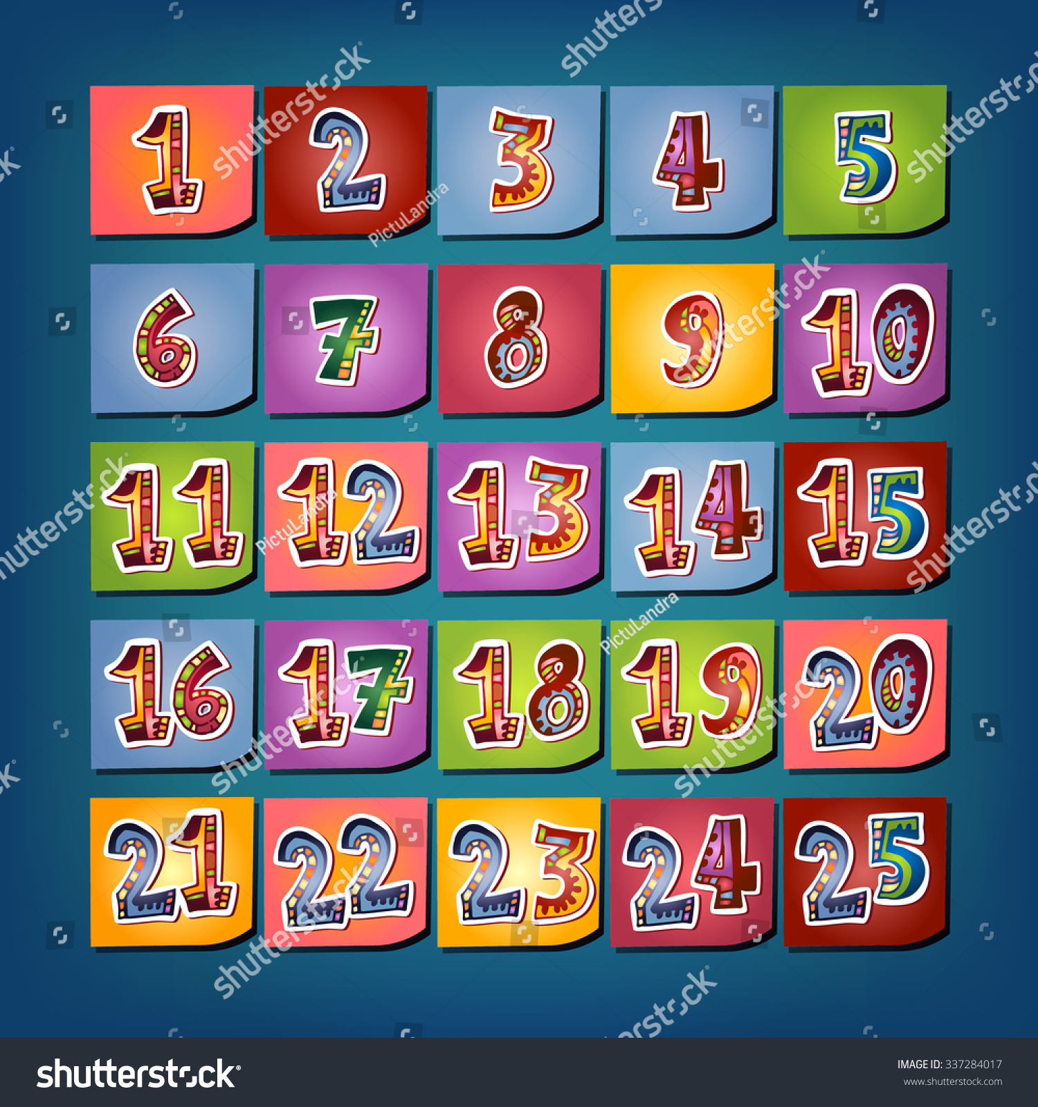 clip art calendar numbers - photo #18