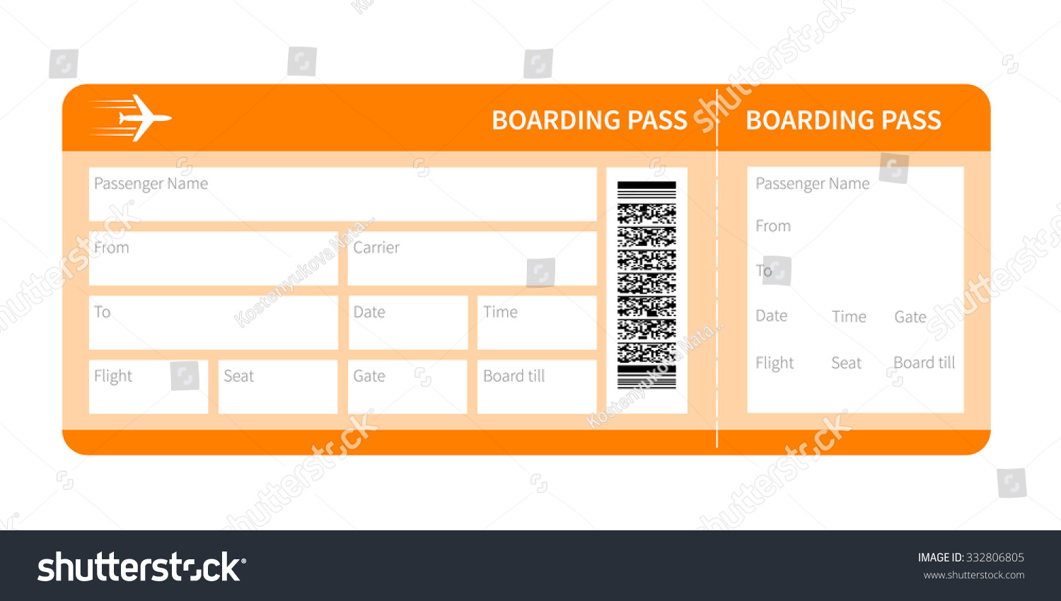 free clipart airplane ticket - photo #48