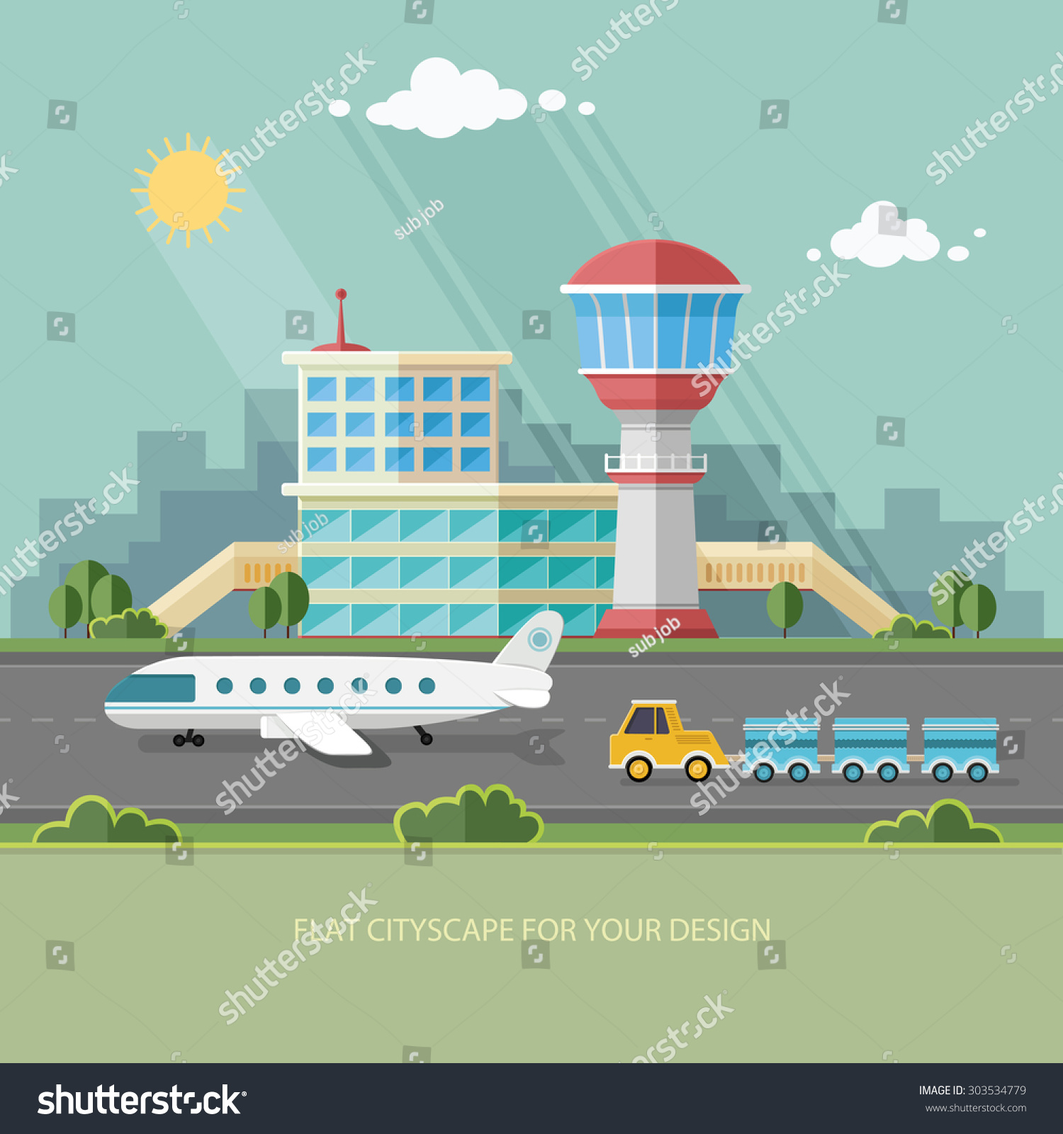 airport building clipart - photo #15