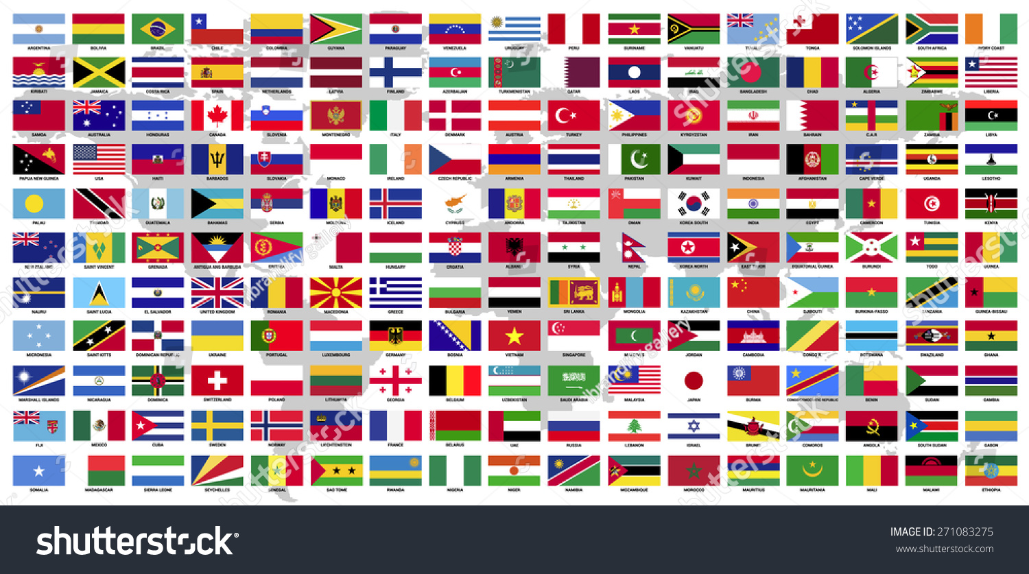 All Sovereign States Recognized By Un, Collection, Flags Of The World 