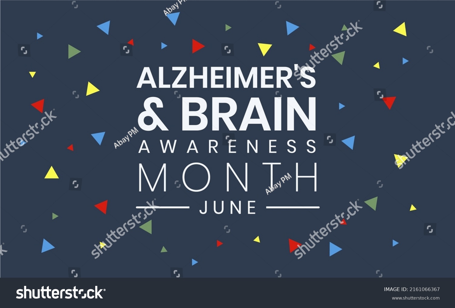 Alzheimers Brain Awareness Month Observed Every Stock Vector Royalty