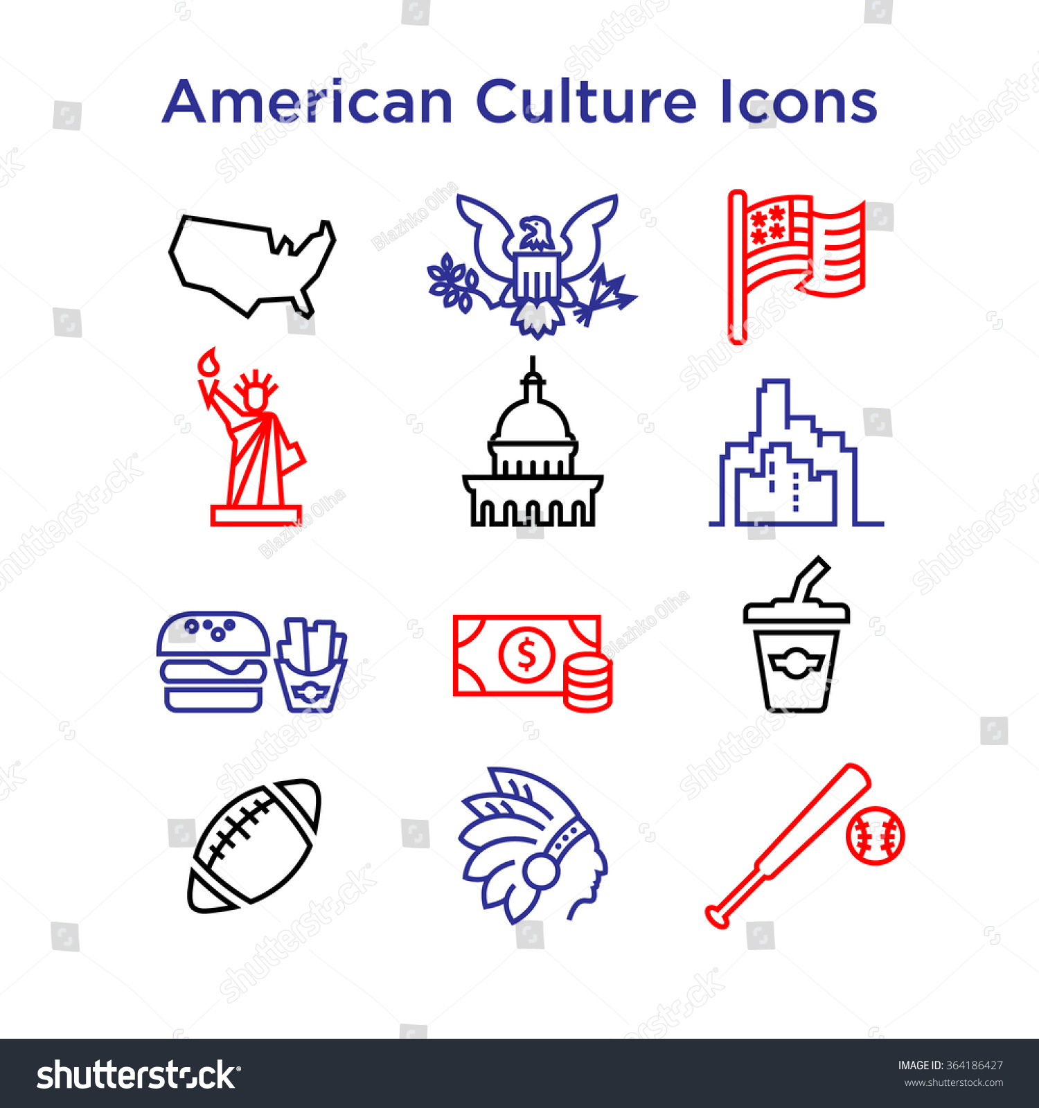 american-culture-icons-culture-signs-of-the-usa-traditions-of-america