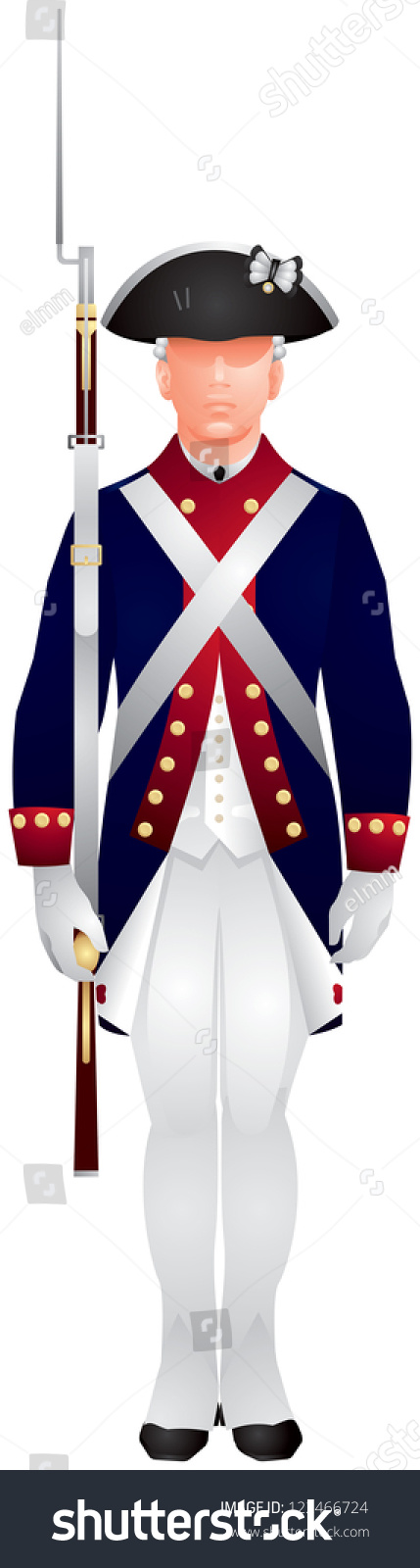 clipart of revolutionary war soldiers - photo #38