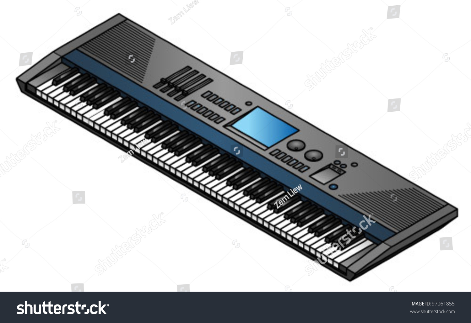 electronic keyboard clipart - photo #5