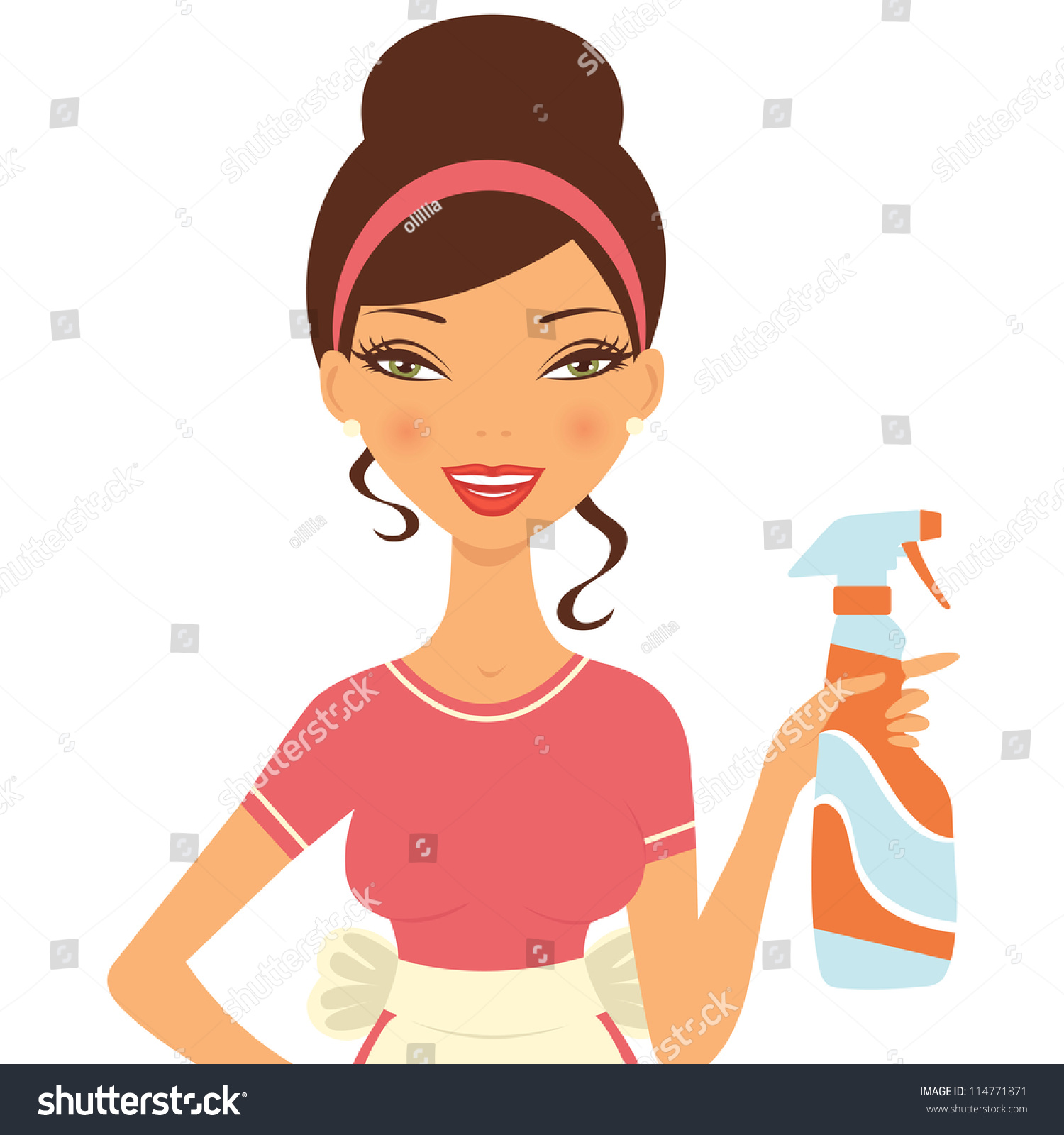 woman cleaning house clipart - photo #26