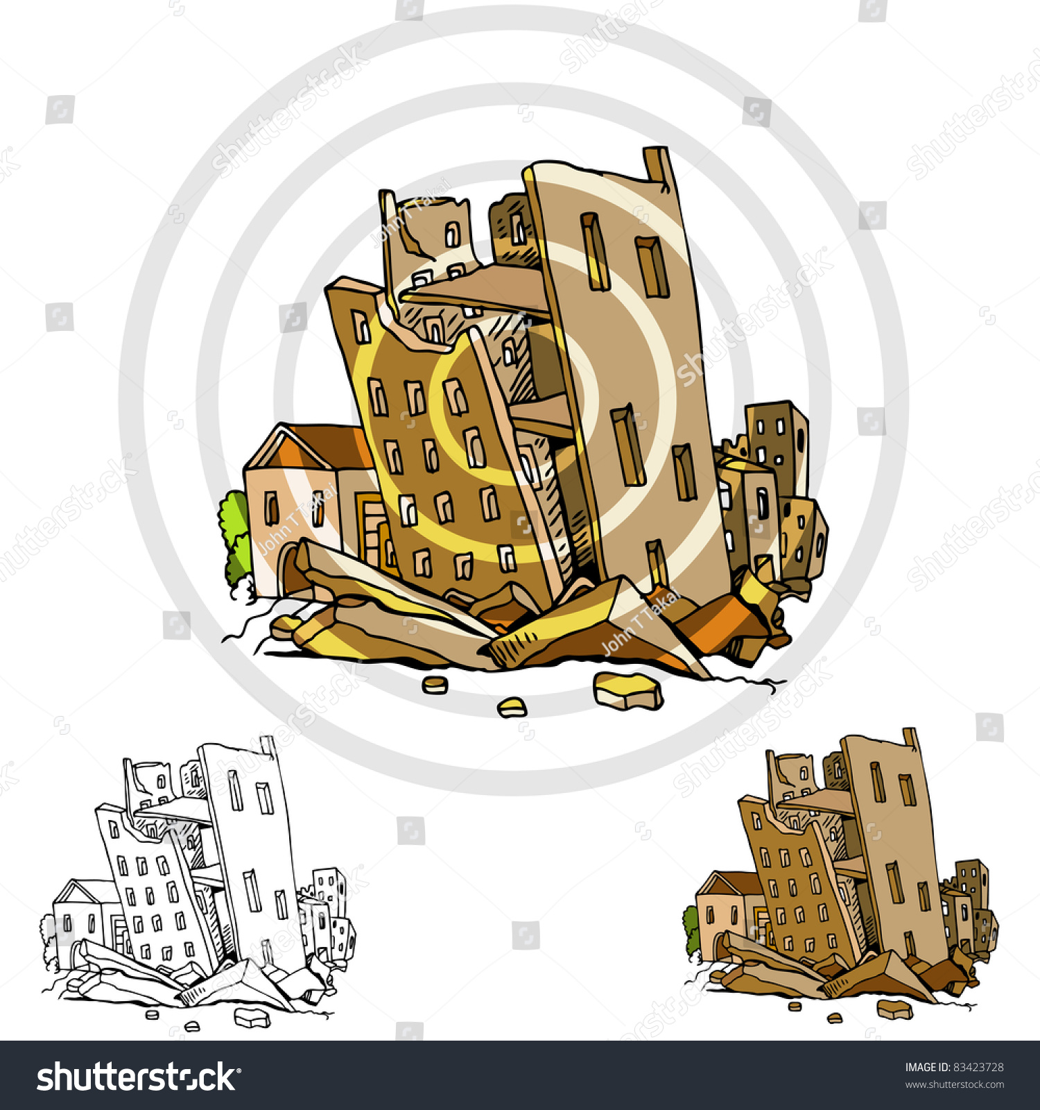 destroyed house clipart - photo #11