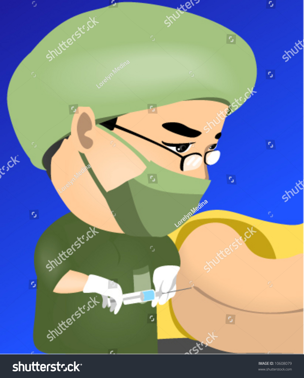 Anesthesiologist Vector 10608079 Shutterstock