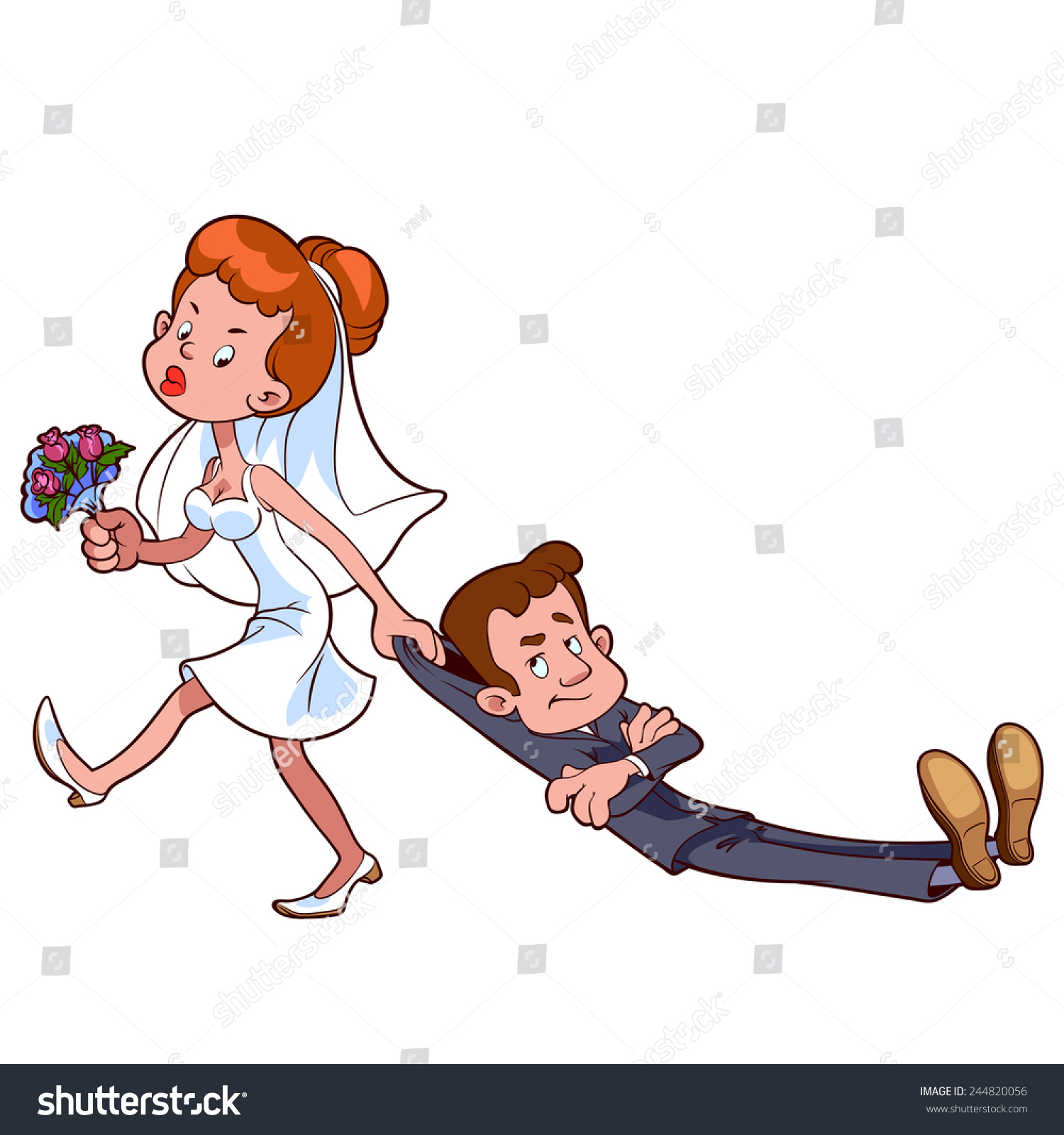 funny wedding clipart bride and groom - photo #44