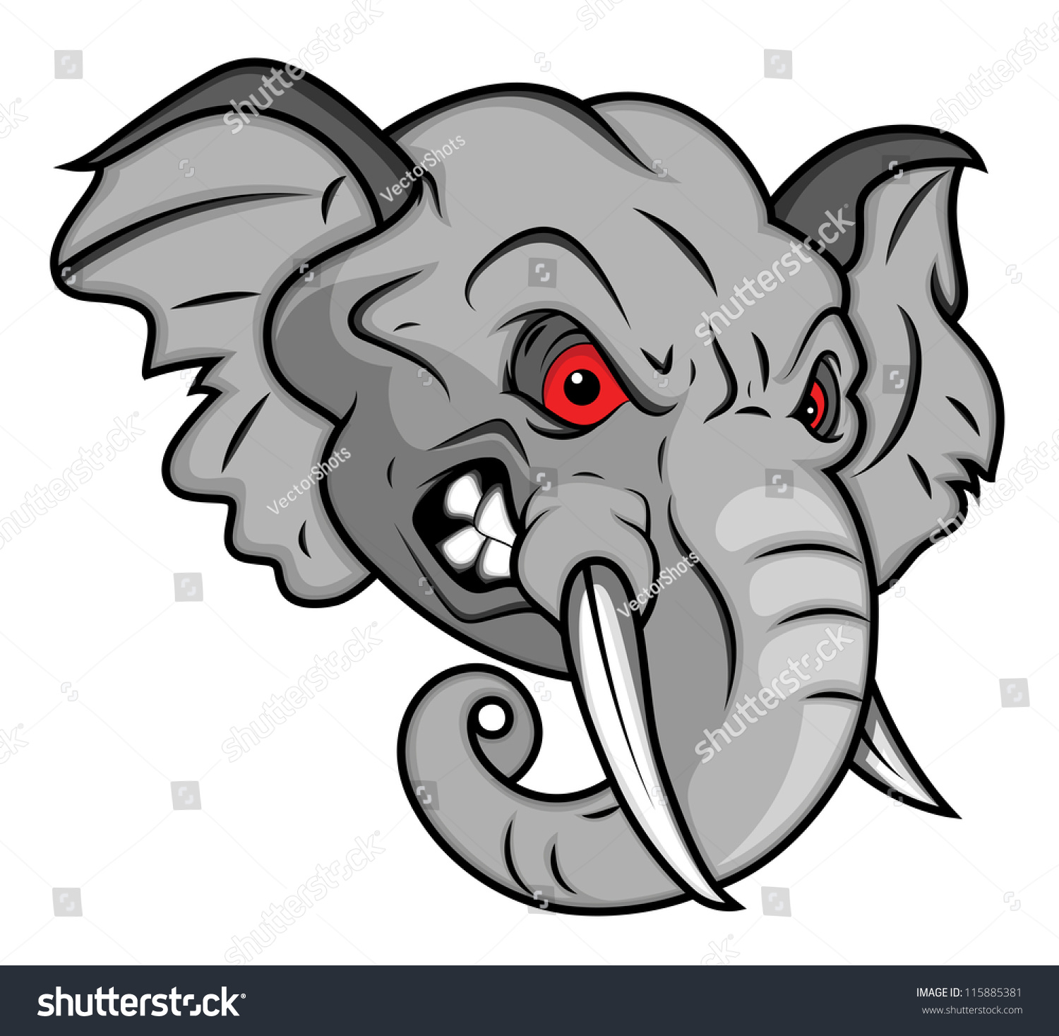 elephant mascot clipart - photo #26