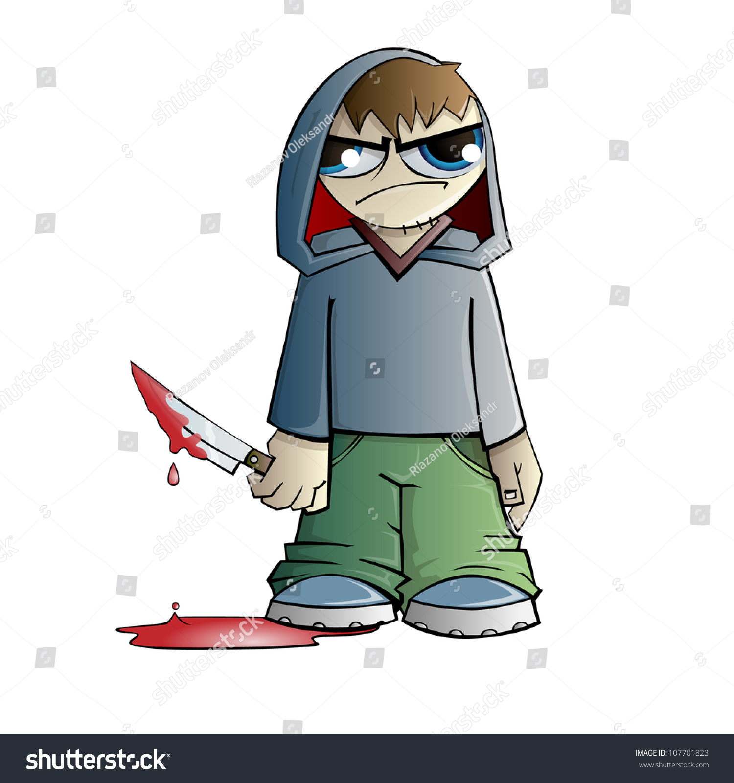 Angry Man Cartoon Stock Vector Illustration 107701823 : Shutterstock