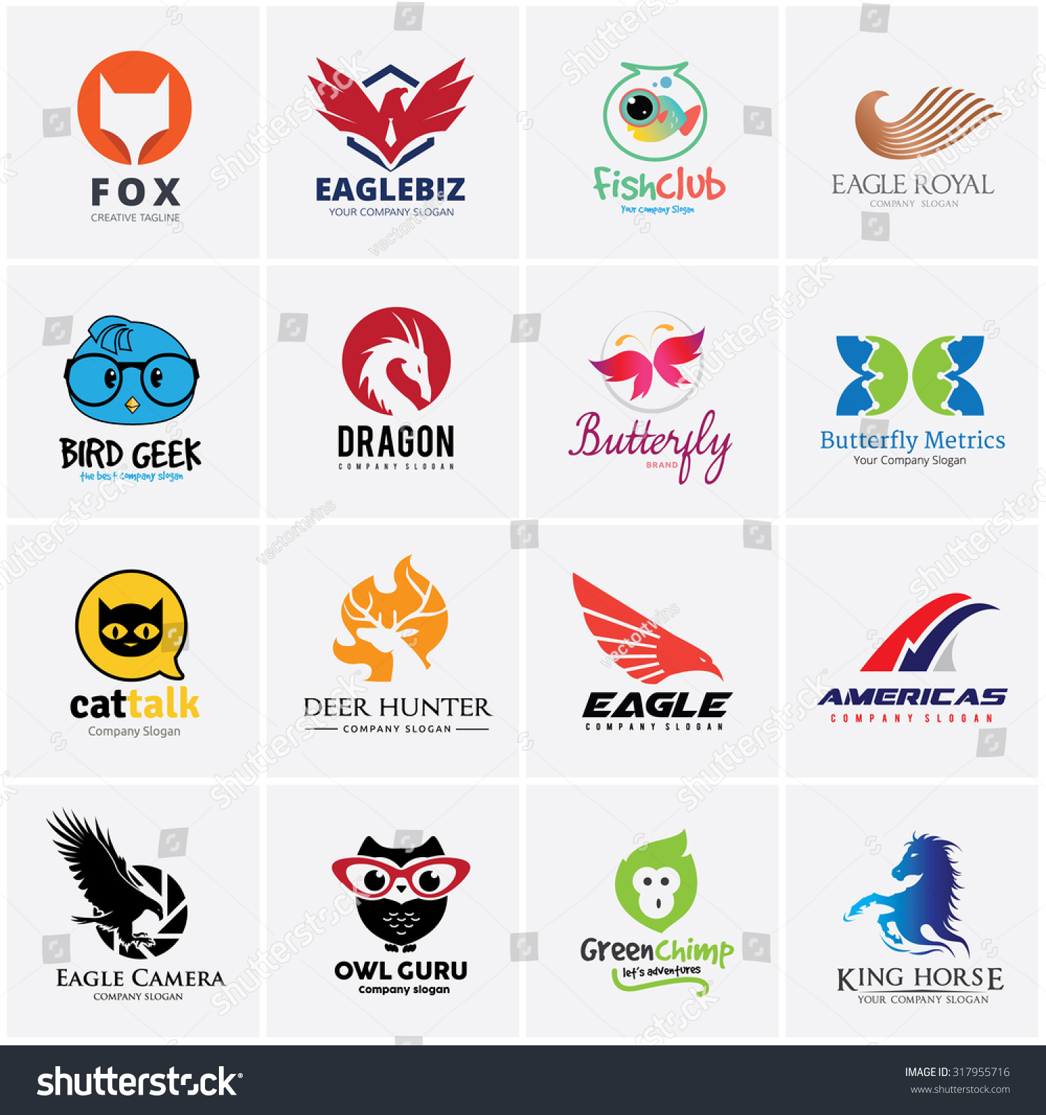 animal logo collection bird logo eagle logo owl logo fox animal logo collection bird logo eagle logo owl logo fox