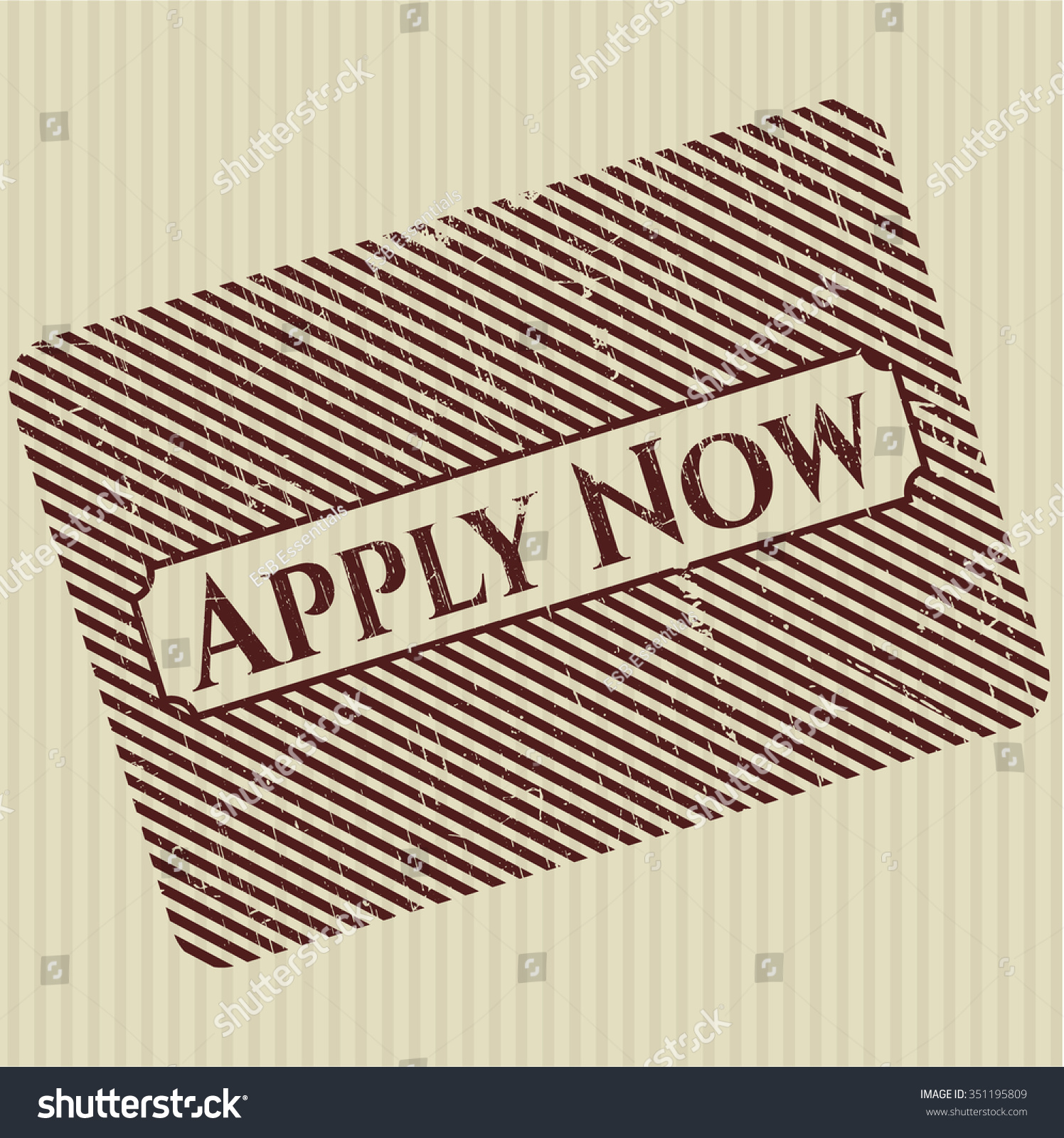 Apply Now Rubber Stamp Stock Vector Illustration 351195809 : Shutterstock