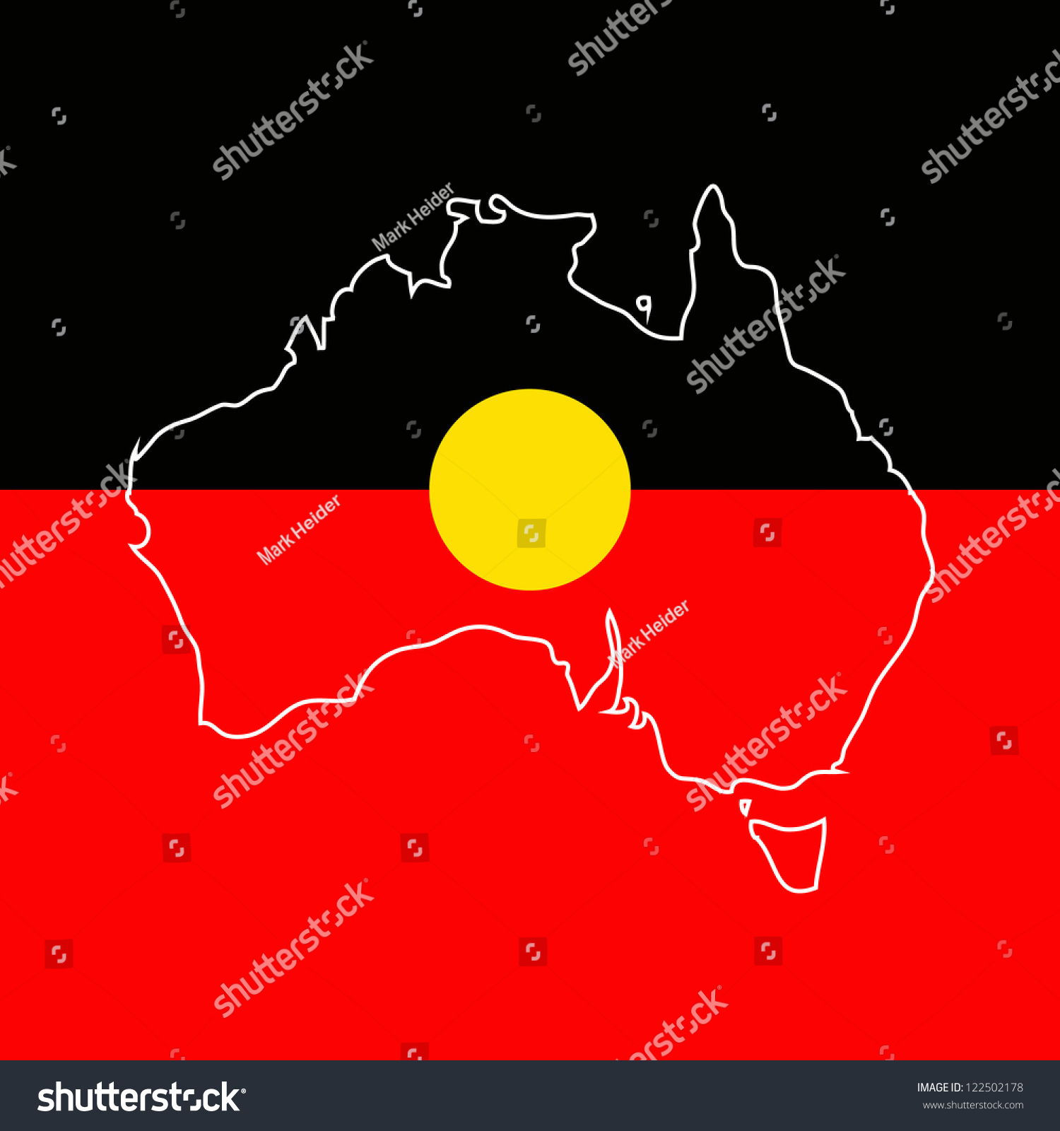 clip art aboriginal flag - photo #32