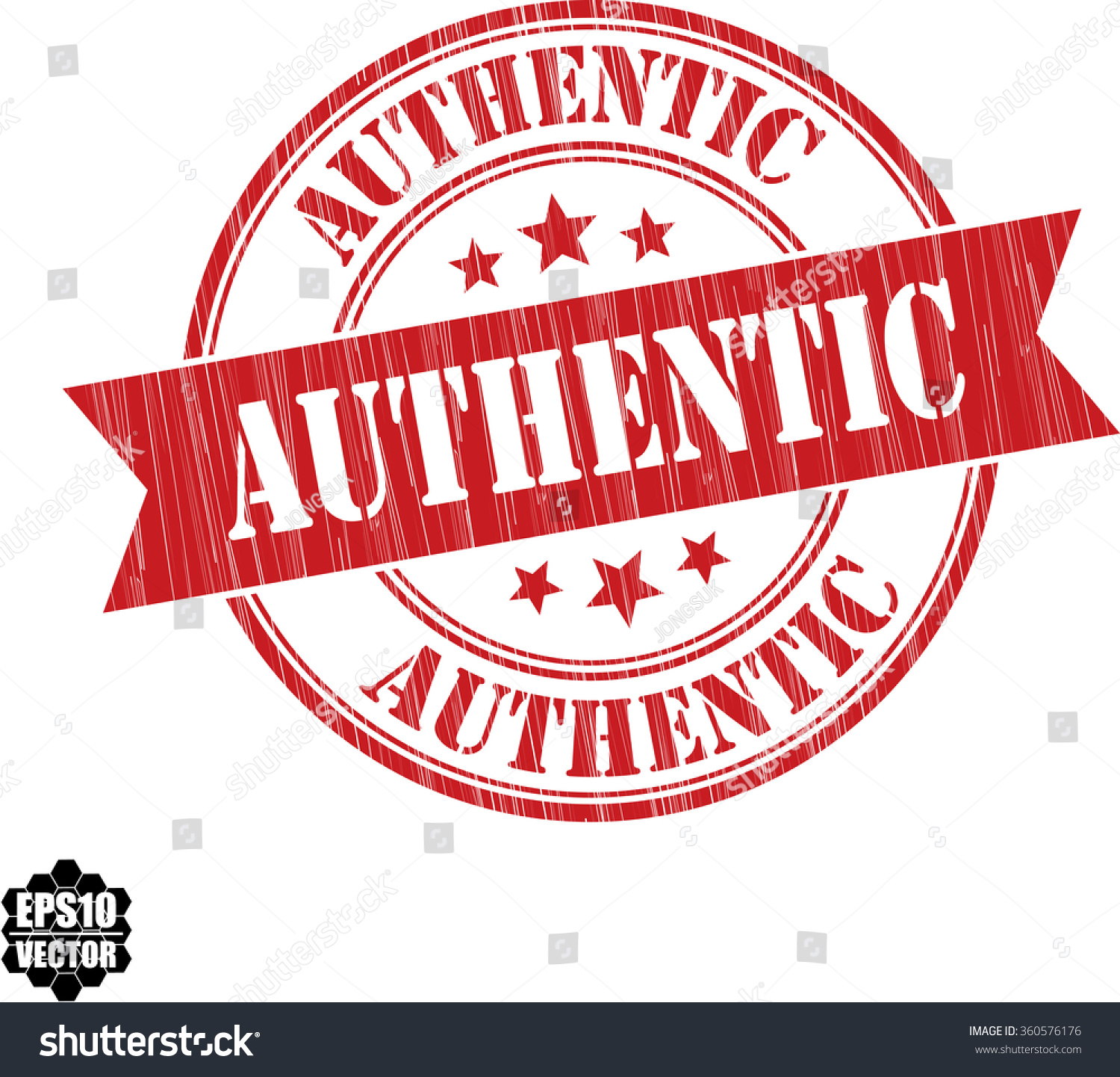 Authentic Grunge Stamp.Vector. - 360576176 : Shutterstock