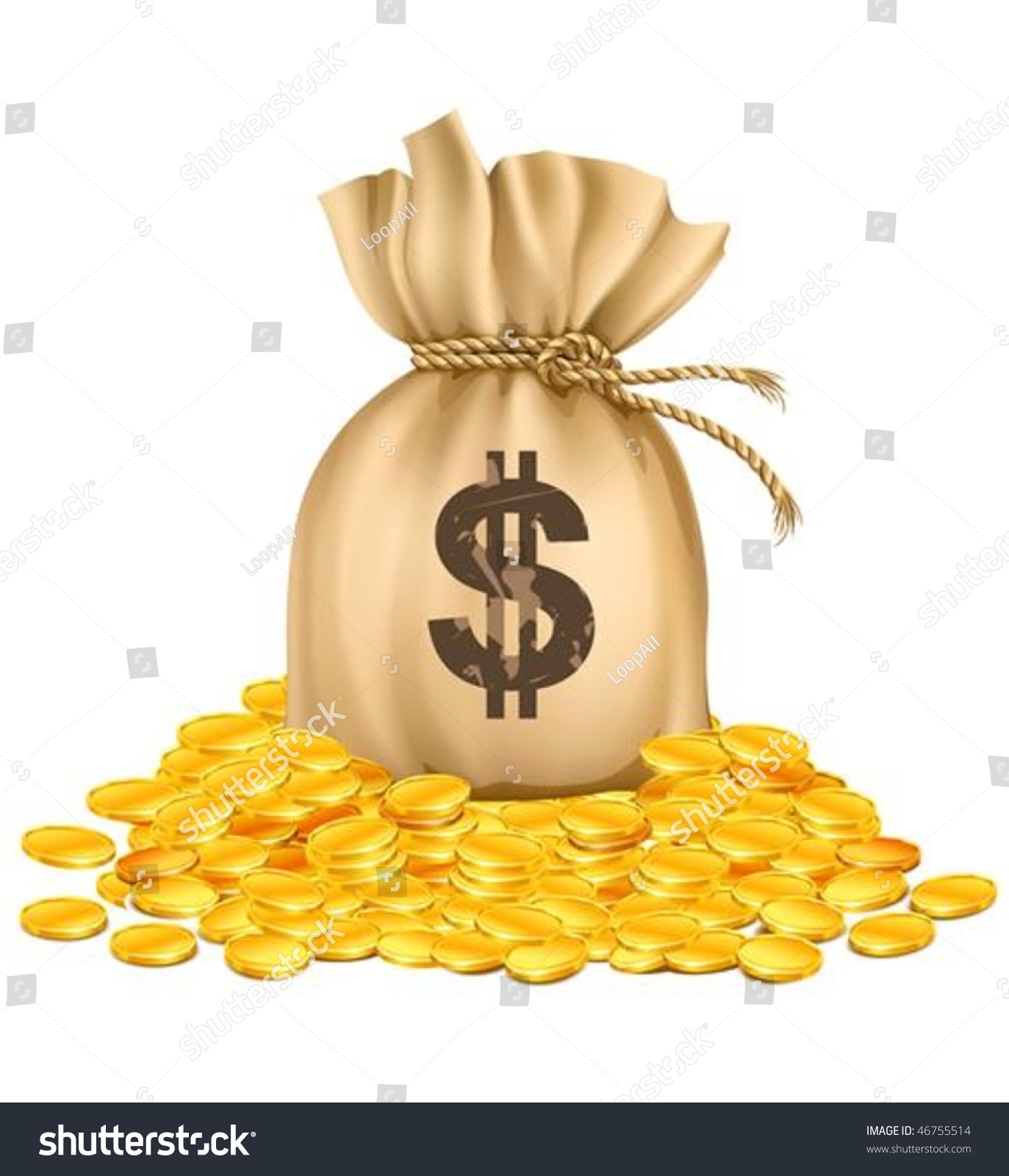 pile of money clipart free - photo #34