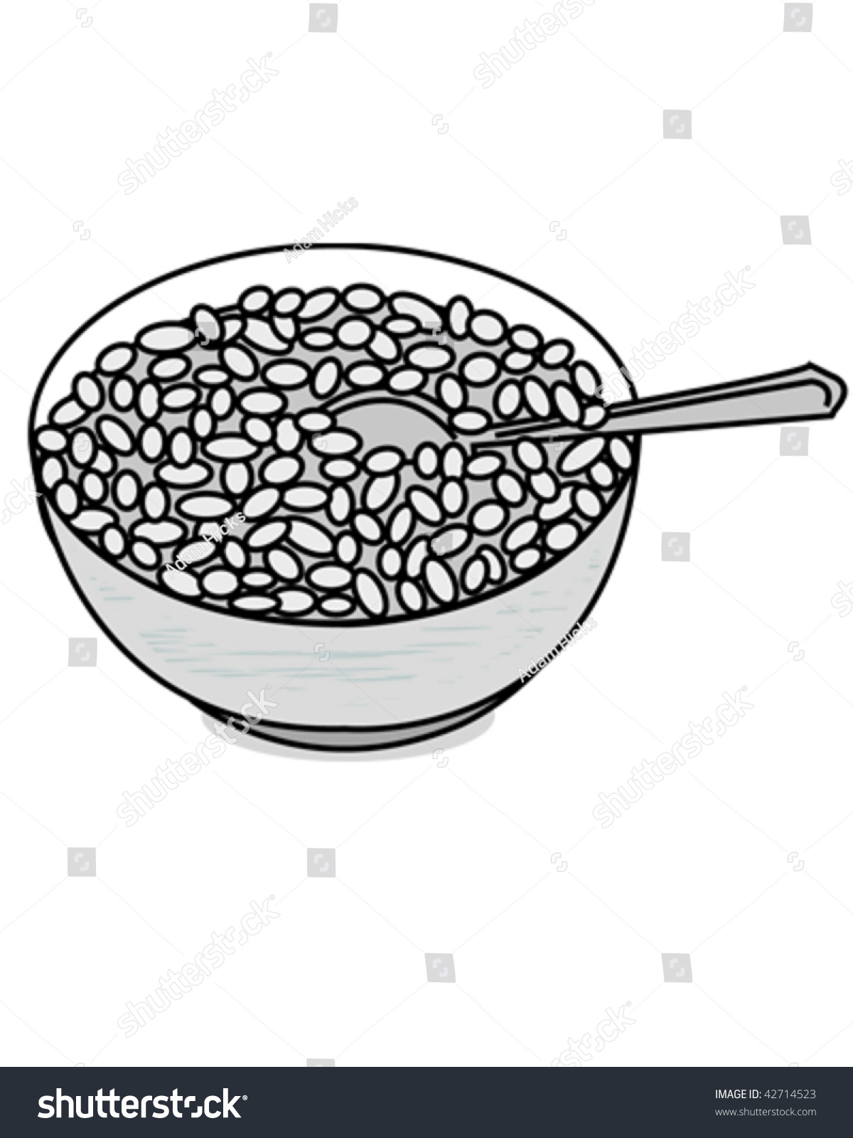 Baked Beans Stock Vector Illustration 42714523 : Shutterstock