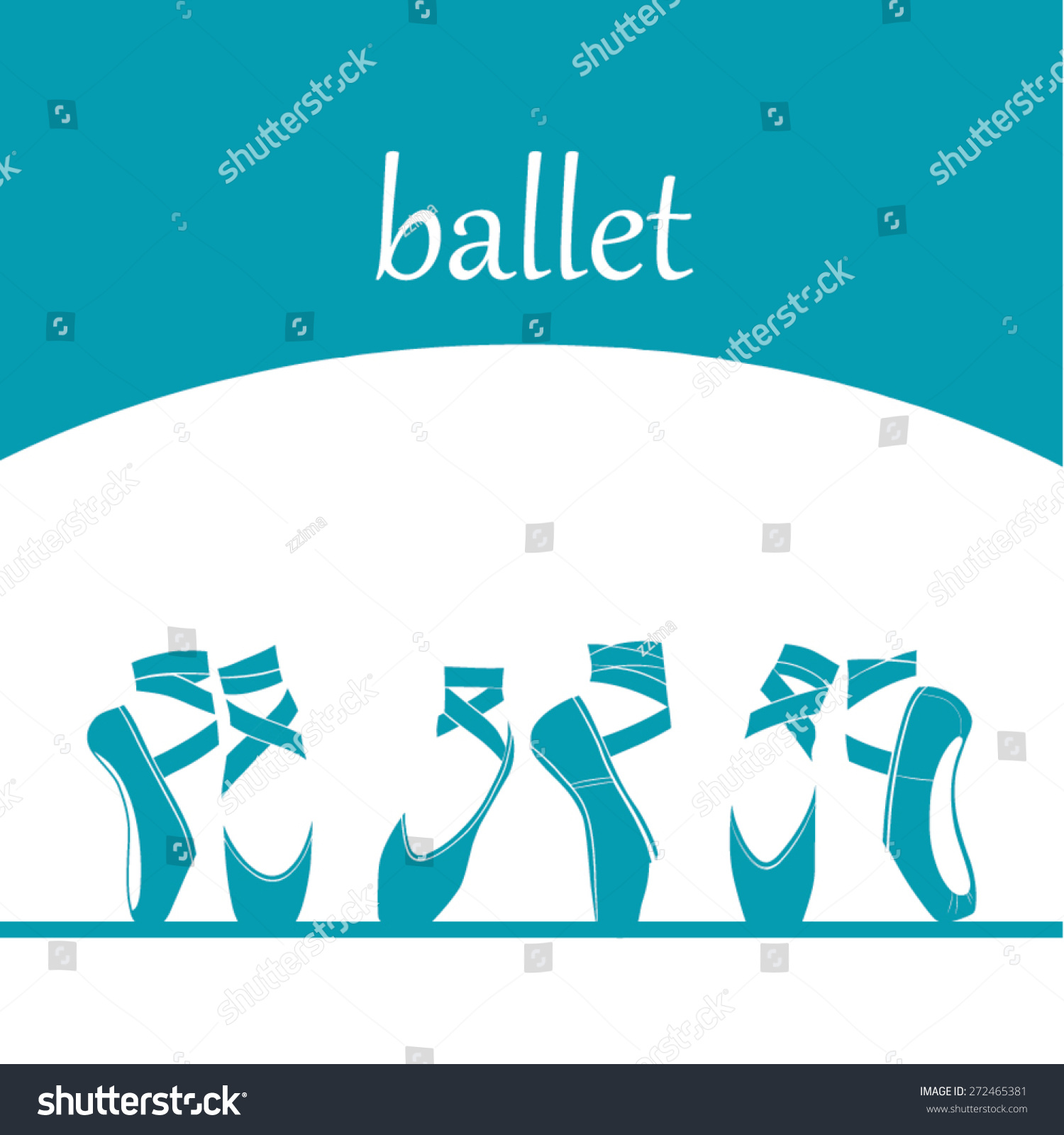 Ballet Shoes. Vector Illustration. - 272465381 : Shutterstock