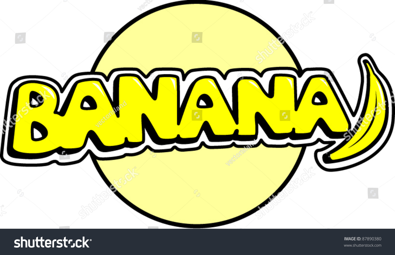 banana-word-stock-vector-illustration-87890380-shutterstock