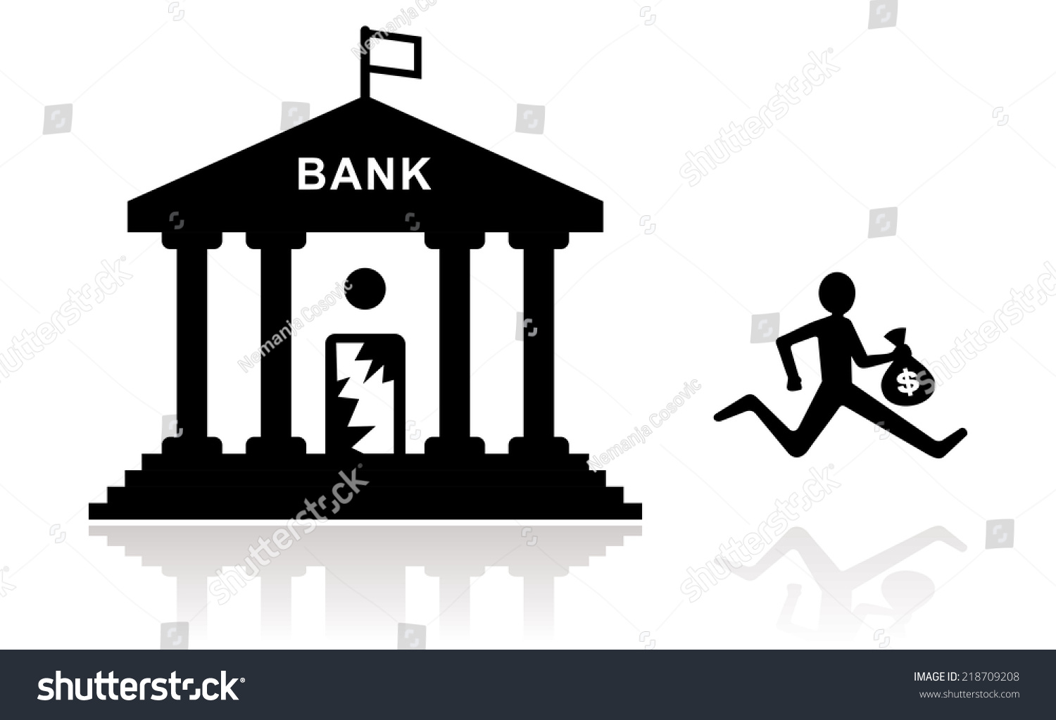 free clipart bank robbery - photo #40