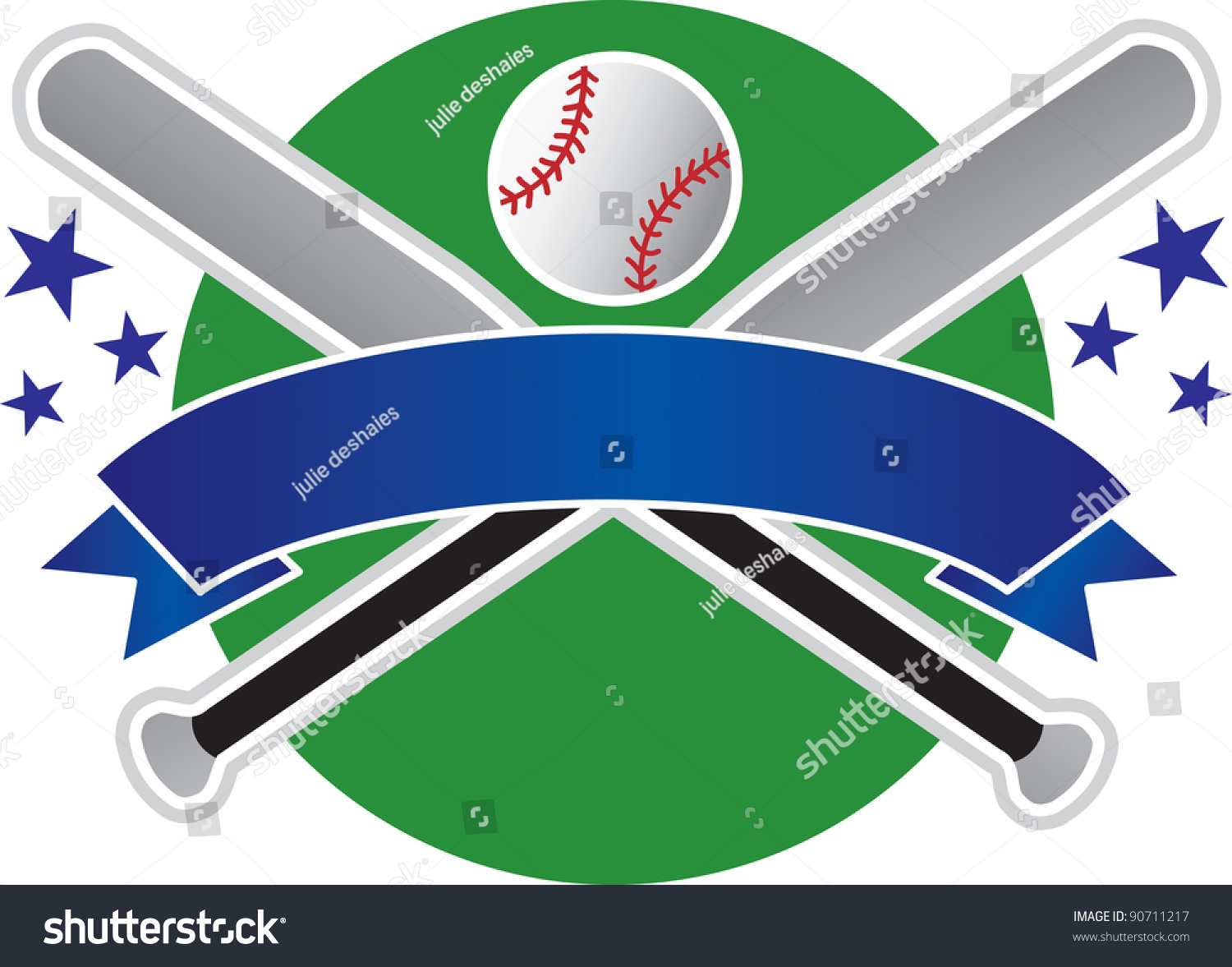 Baseball Symbols Stock Vector Illustration 90711217 Shutterstock