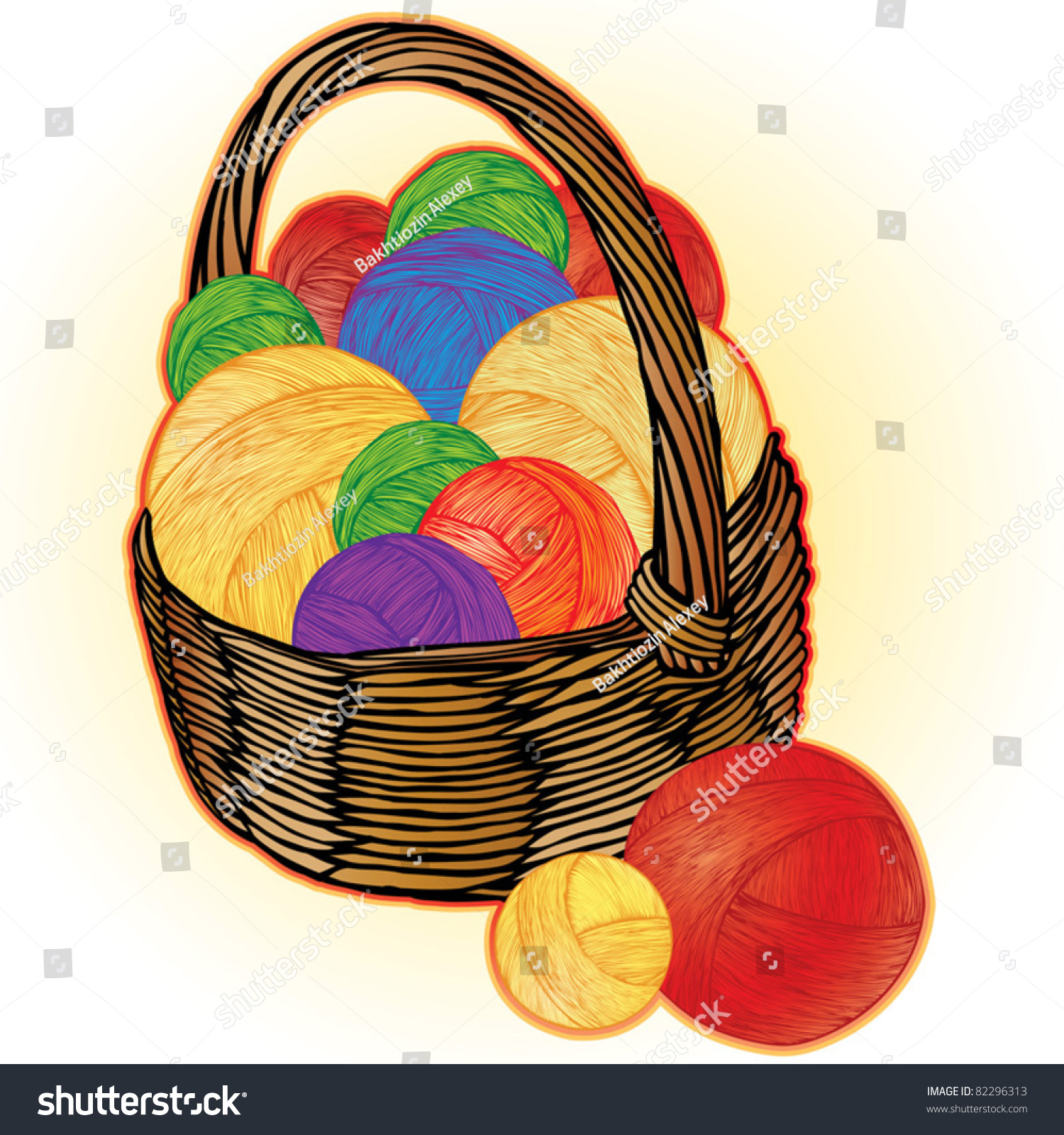 clipart basket of yarn - photo #5