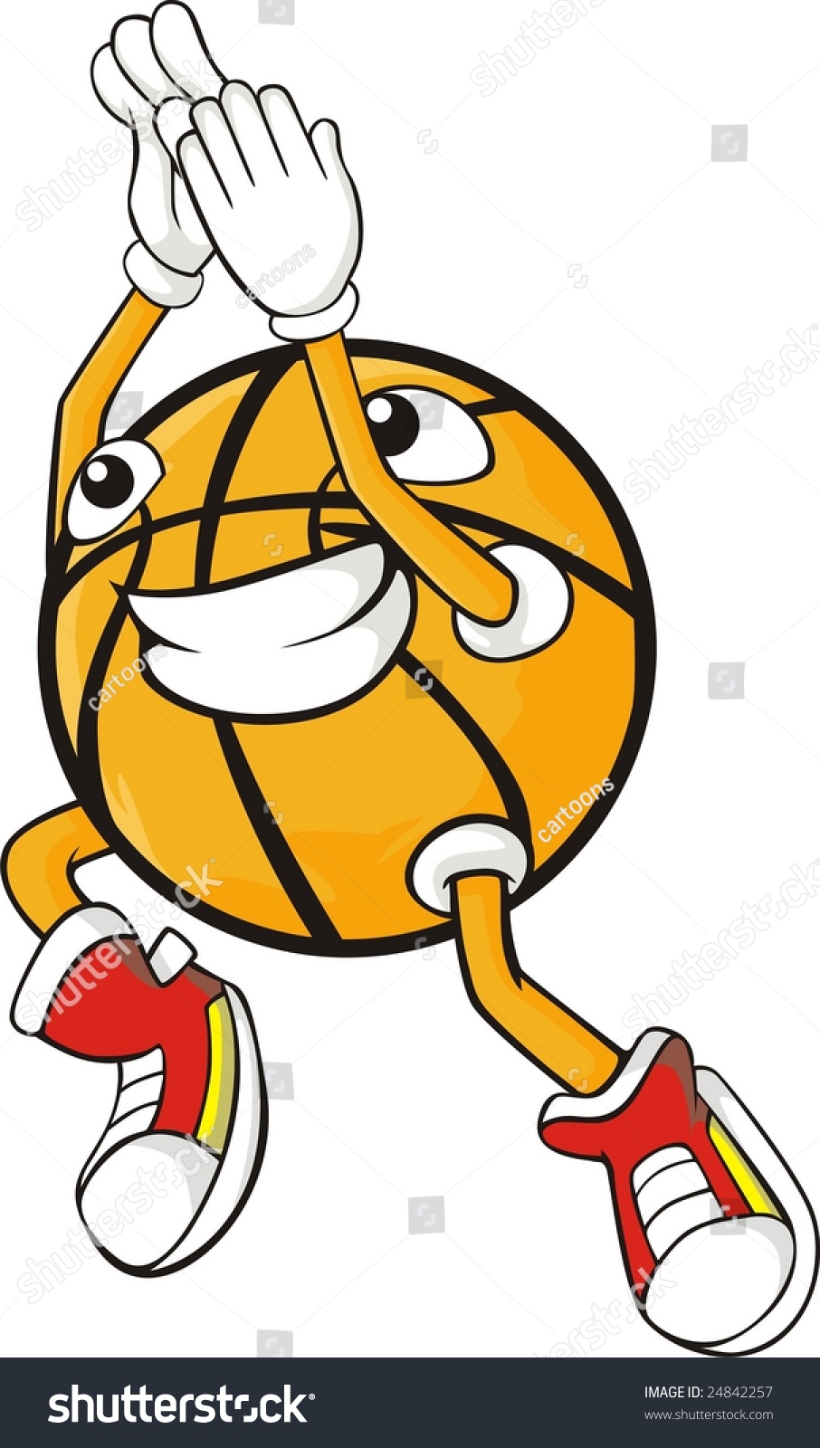 Basketball Shot Stock Vector Illustration 24842257 : Shutterstock