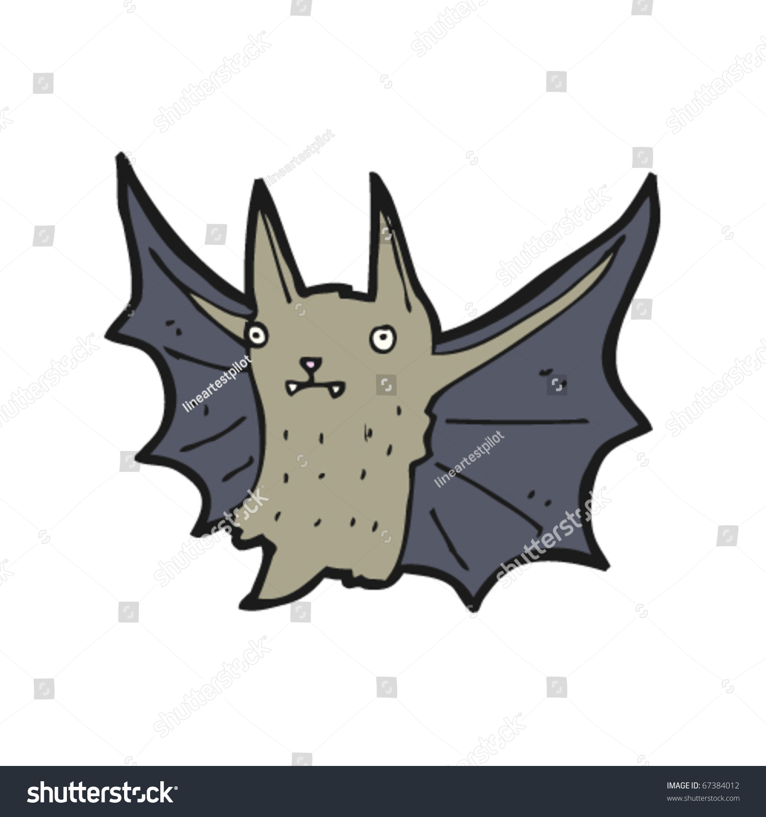 Bat Cartoon Stock Vector 67384012 - Shutterstock