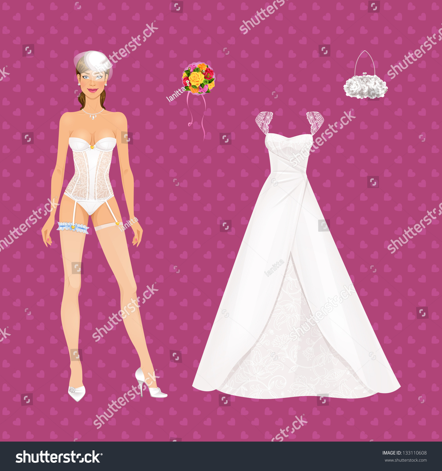 Dress Up Beautiful Bride Dress 40
