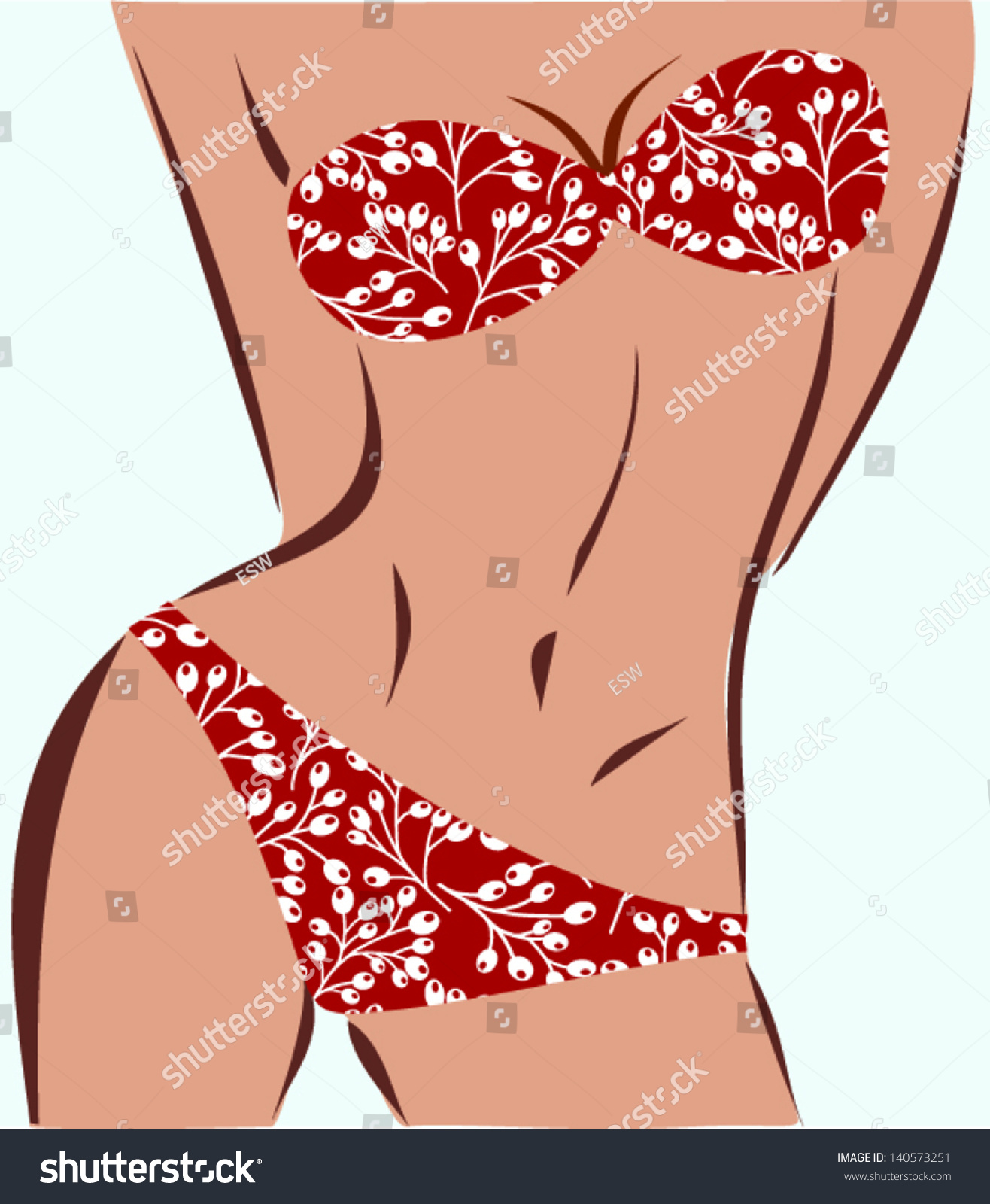 Bikini Girls Silhouette Vector Stock Vector Shutterstock My Xxx Hot Girl