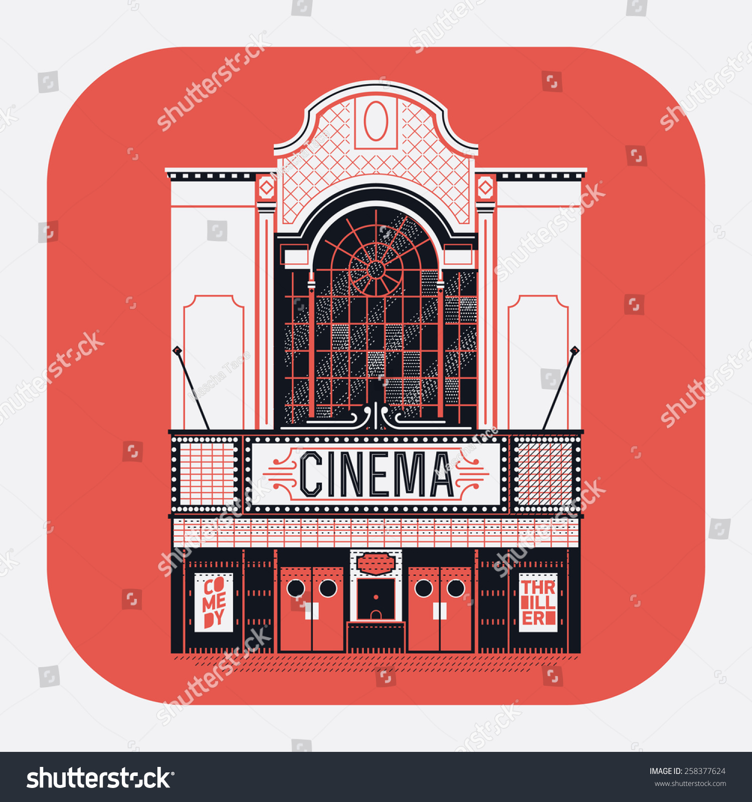 cinema building clipart - photo #15
