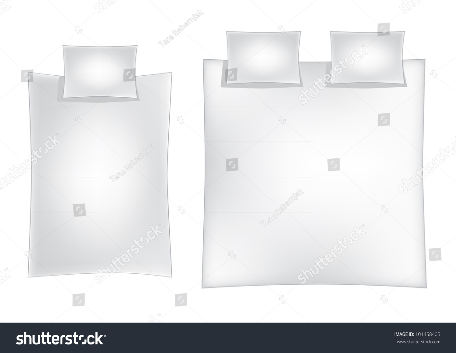 Bedding Stock Vector Illustration 101458405 Shutterstock 5408