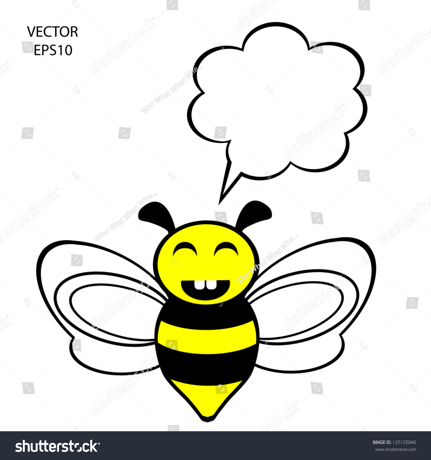 Bee Icon,Bee Drawing,Bee Outline,Vector - 125125046 : Shutterstock