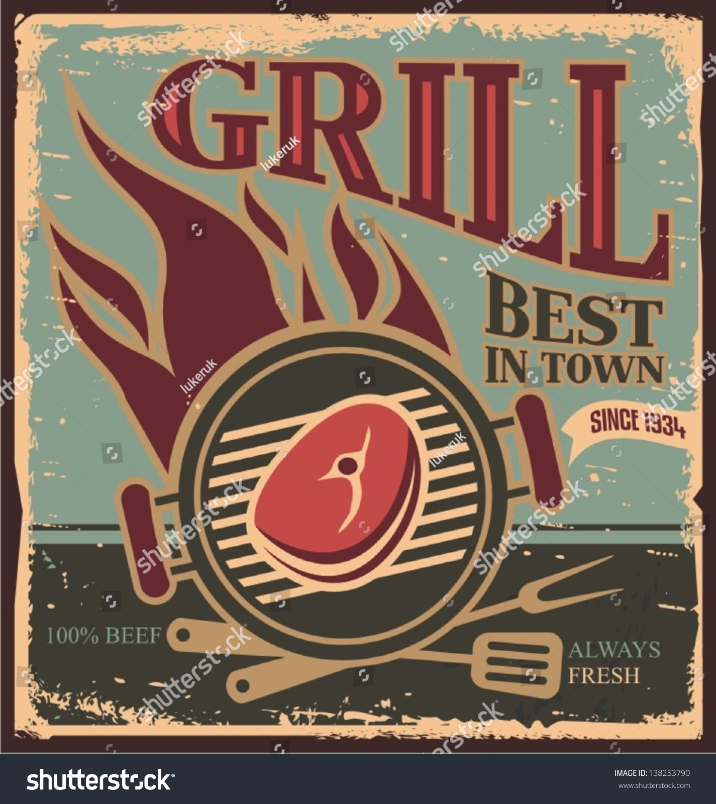 Poster cuisine retro: pubs à l&#;ancienne on pinterest advertising ...
